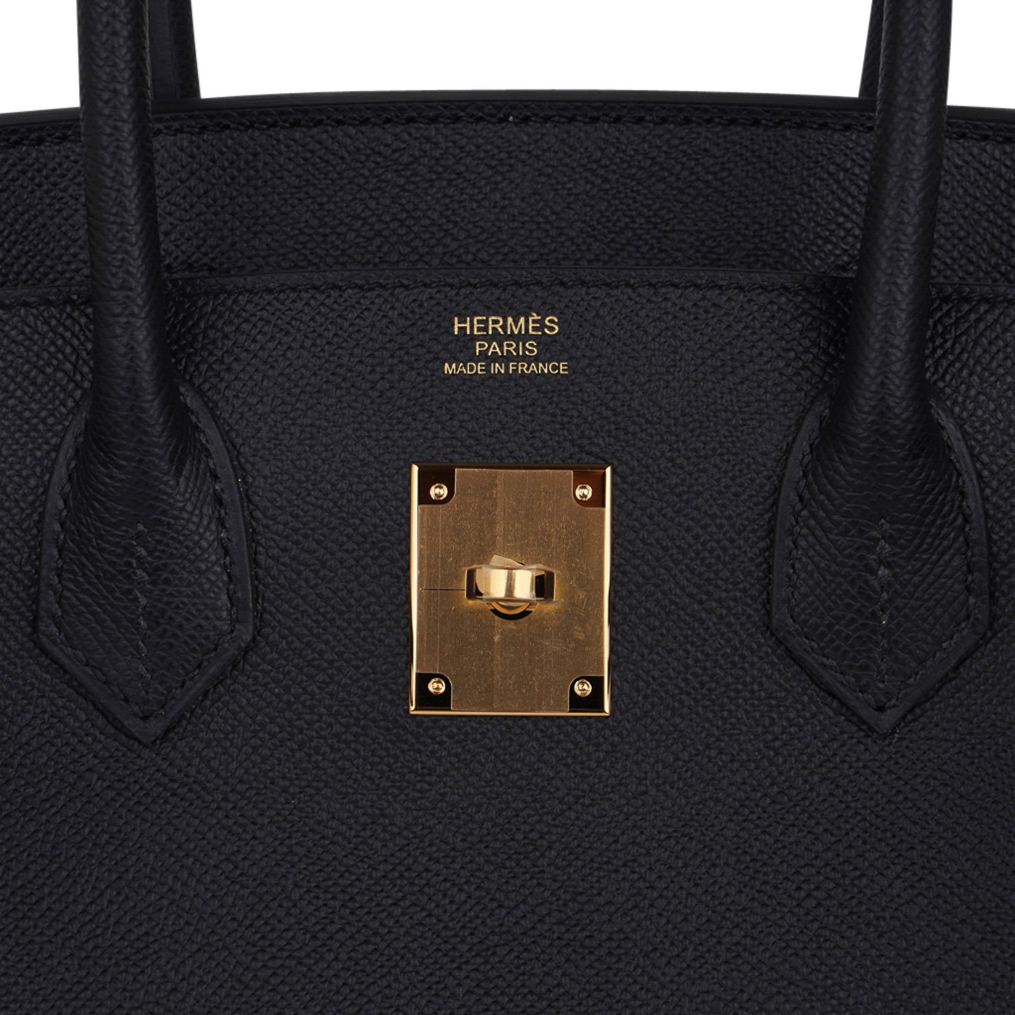 Hermes Birkin Bag 30cm Black Epsom Palladium Hardware