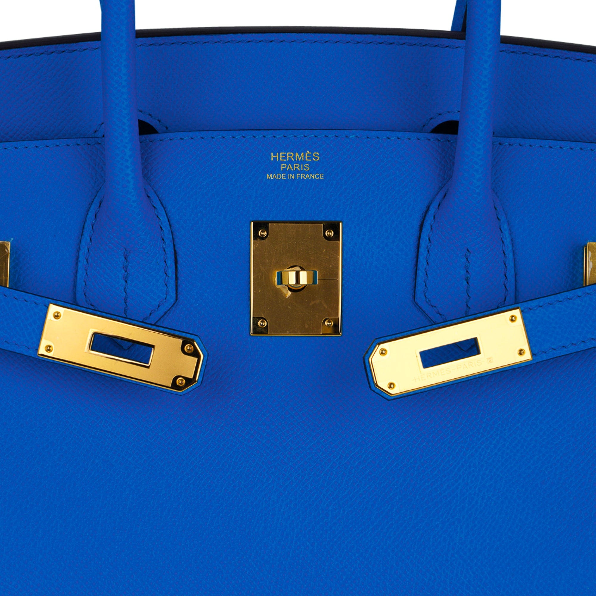Hermes Birkin bag 35 Blue frida Epsom leather Silver hardware