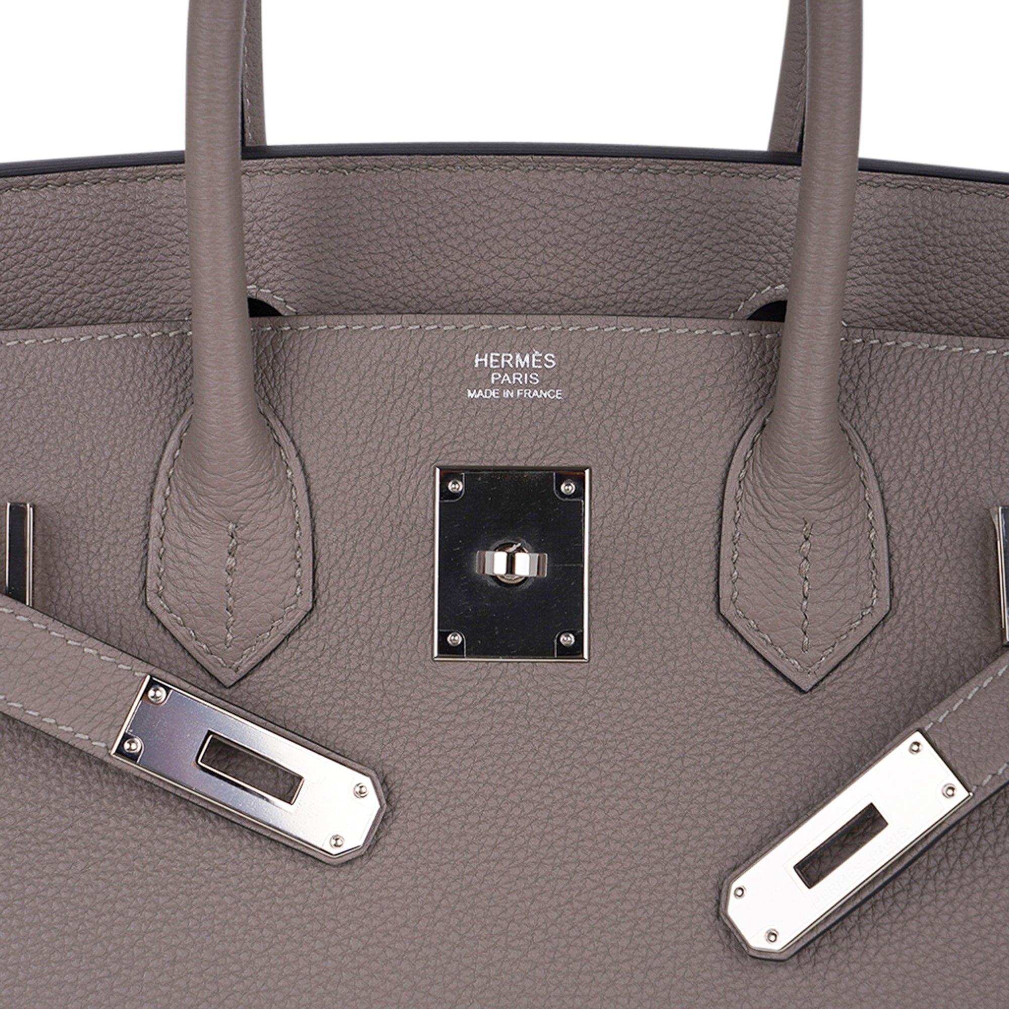 Hermès Gris Asphalte Togo Birkin 35cm Palladium Hardware