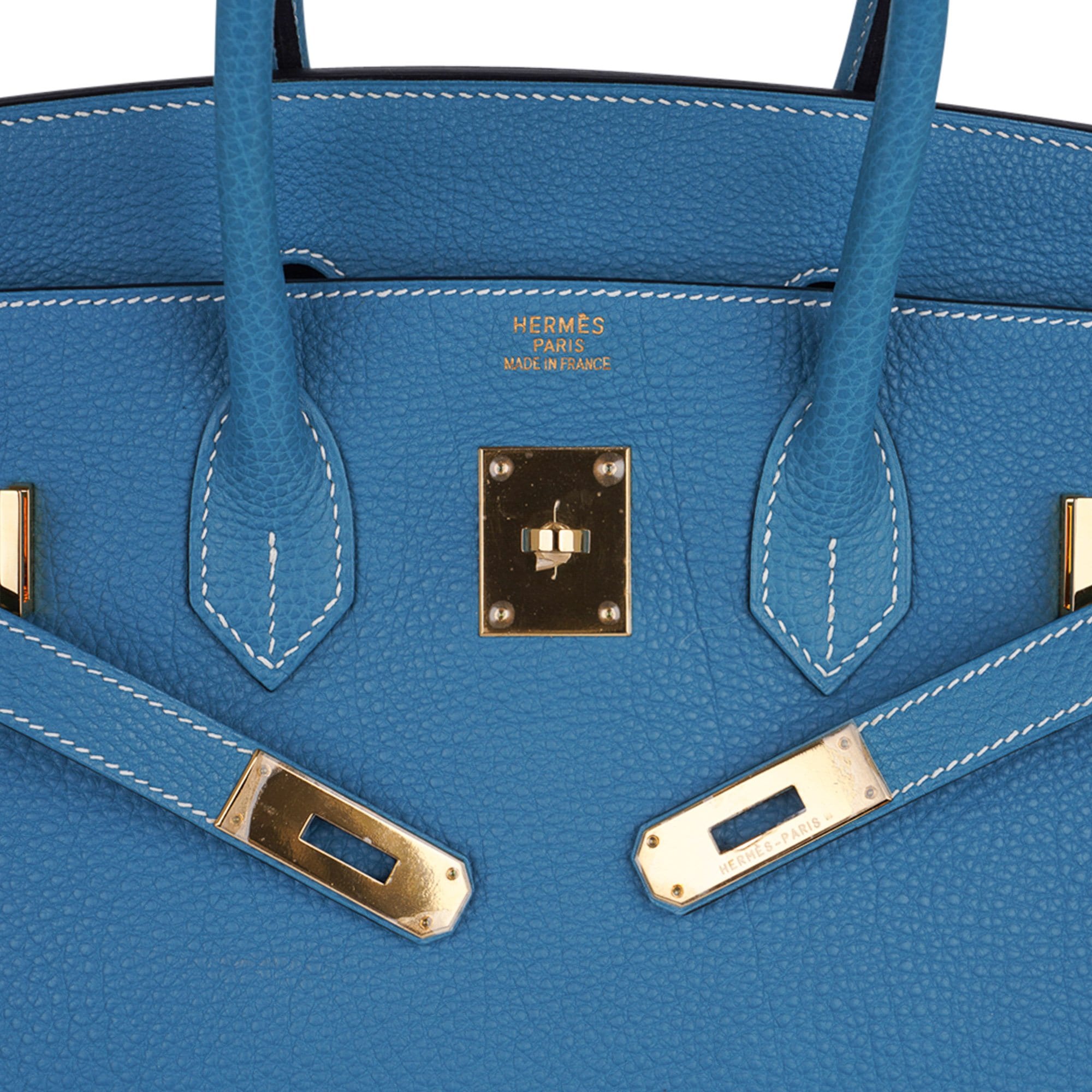 Hermes Togo Blue Jean Birkin 40 – Jadore Couture