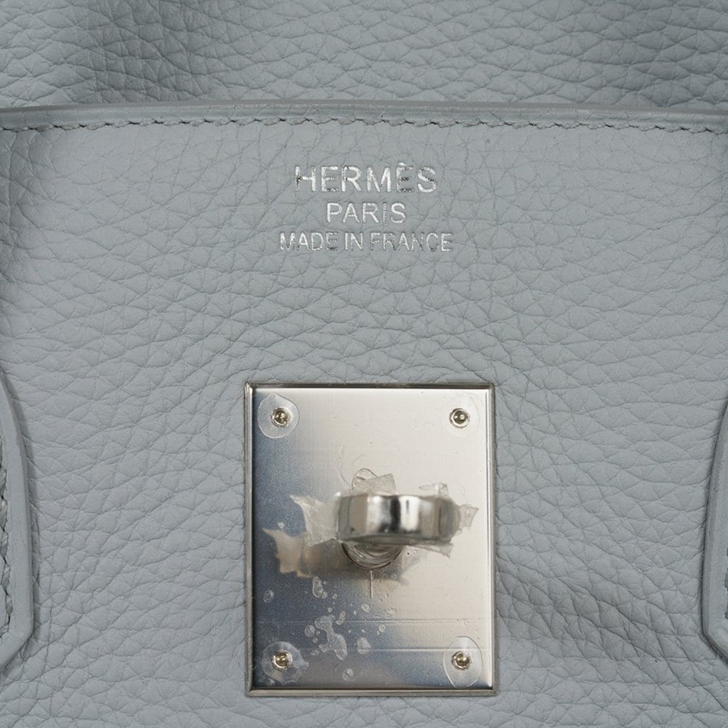 Hermes Birkin 35 Bag Fresh Blue Atoll Togo Palladium Hardware – Mightychic