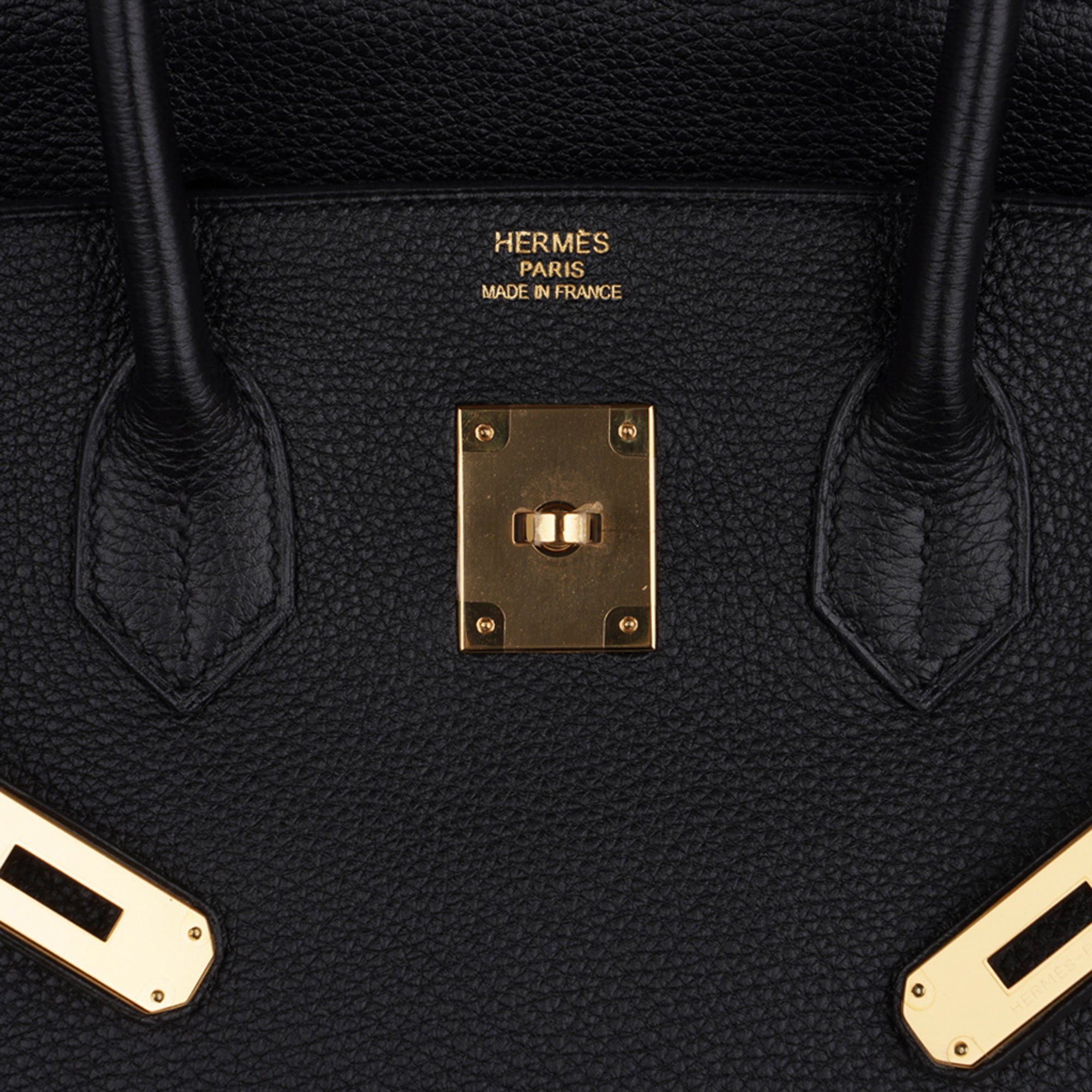 Hermès Birkin 35 Noir (Black) Togo Gold Hardware GHW — The French
