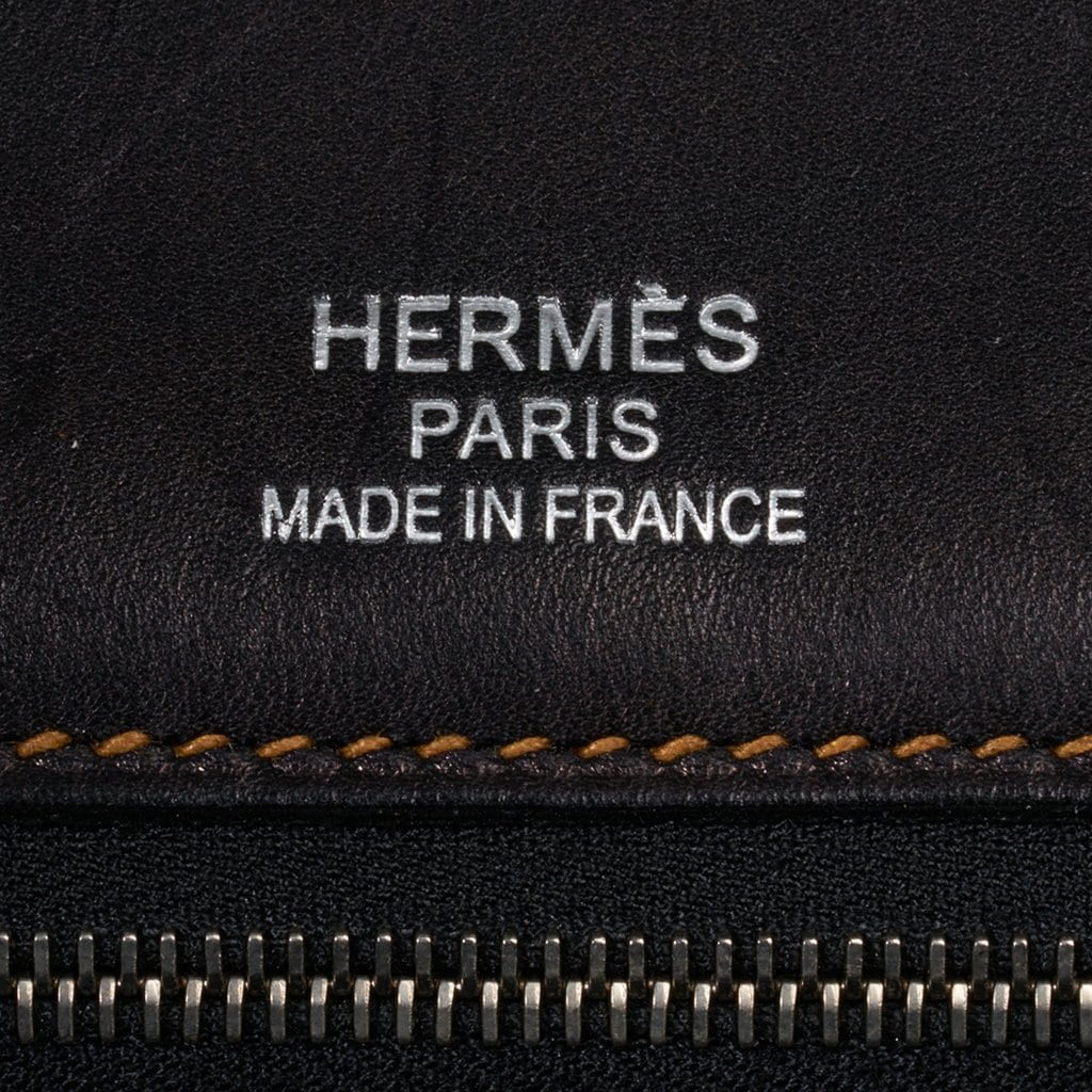 Hermes Birkin 40 Ghillies Denim Fonce Toile / Black Evercalf Bag Limit –  Mightychic