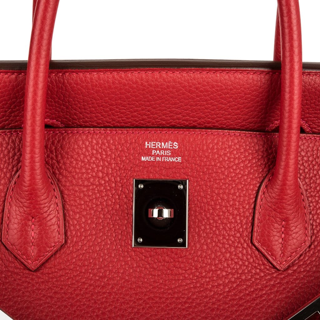 Hermès Birkin 30 Rouge Casaque Togo Palladium Hardware PHW