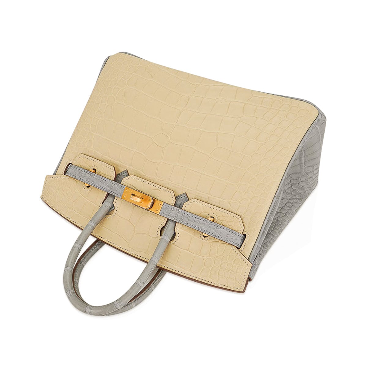 Hermes Birkin 30cm Gris Perle Togo Bag Gold Hardware Pearl Gray
