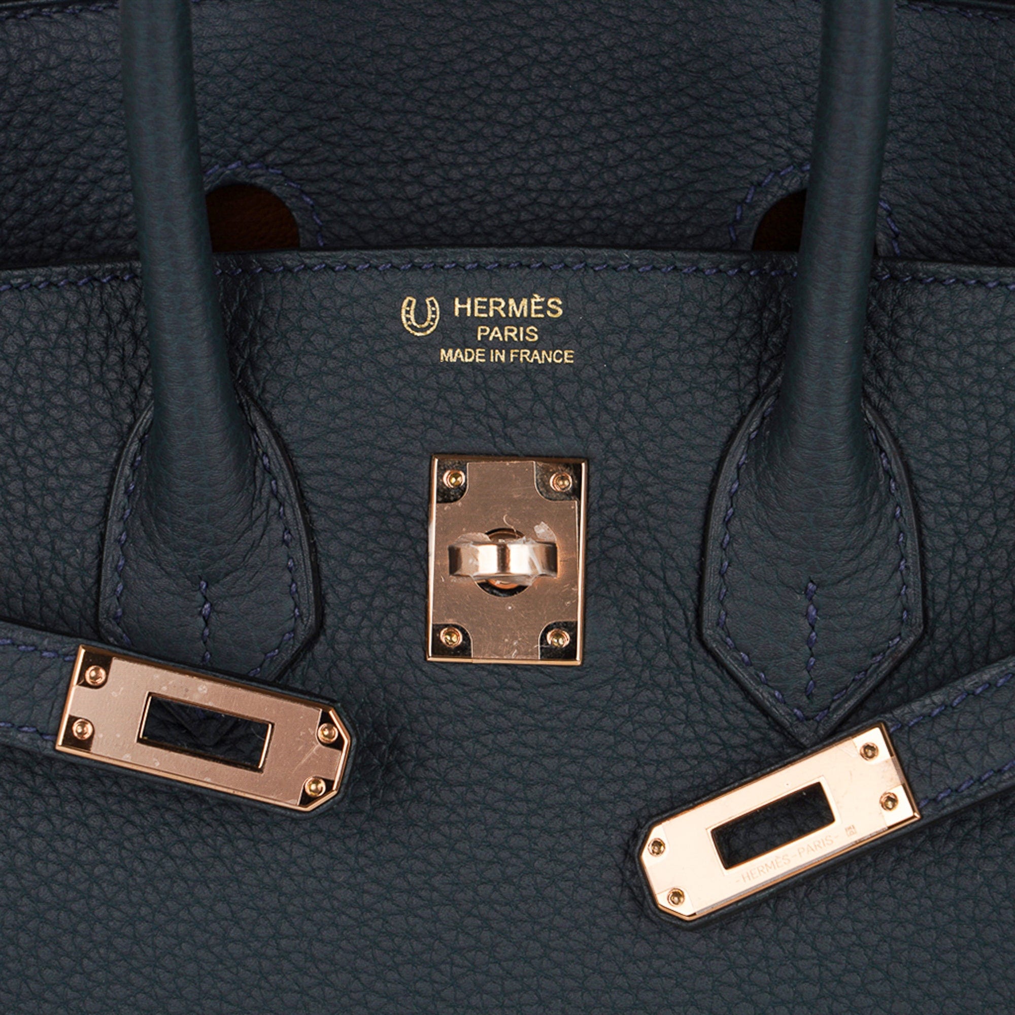 Hermes Birkin 25 Vert Cypres Togo Gold Hardware - Vendome Monte Carlo