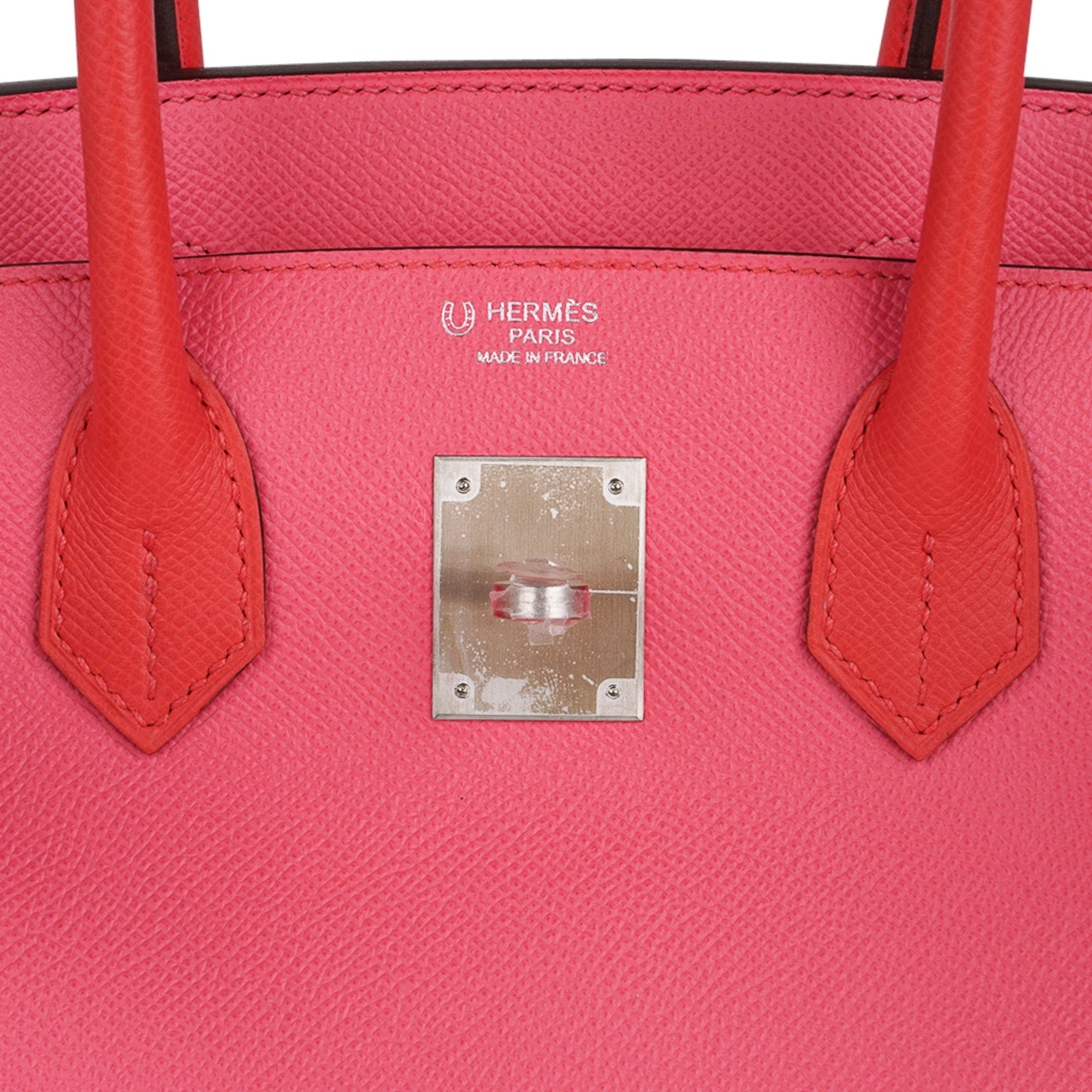 Hermes Special Order HSS Birkin 30 Bag Rose Azalee & Rose Jaipur Epsom with Brushed Palladium Hardware