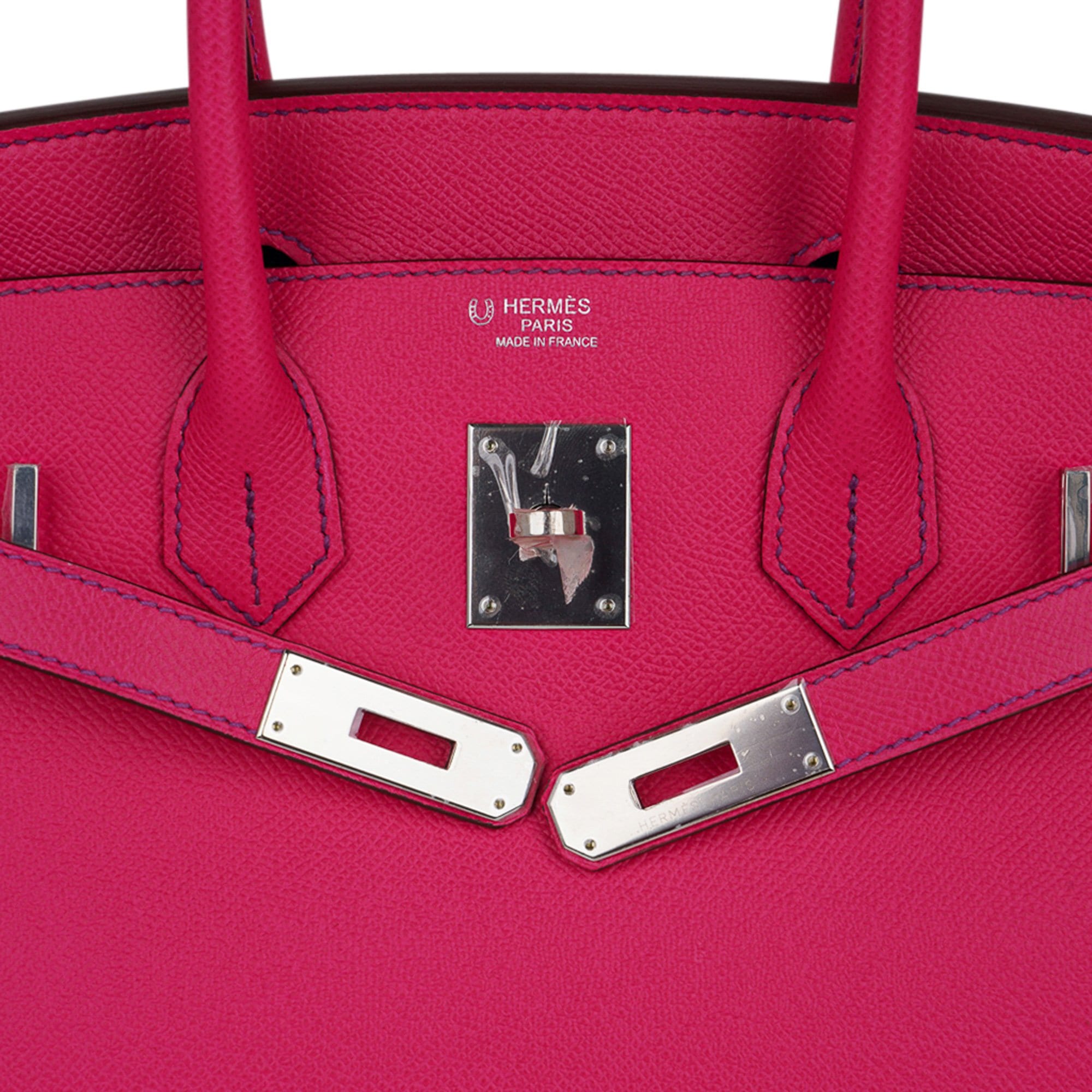 Hermès Birkin 30 Rose Pourpre - Designer WishBags