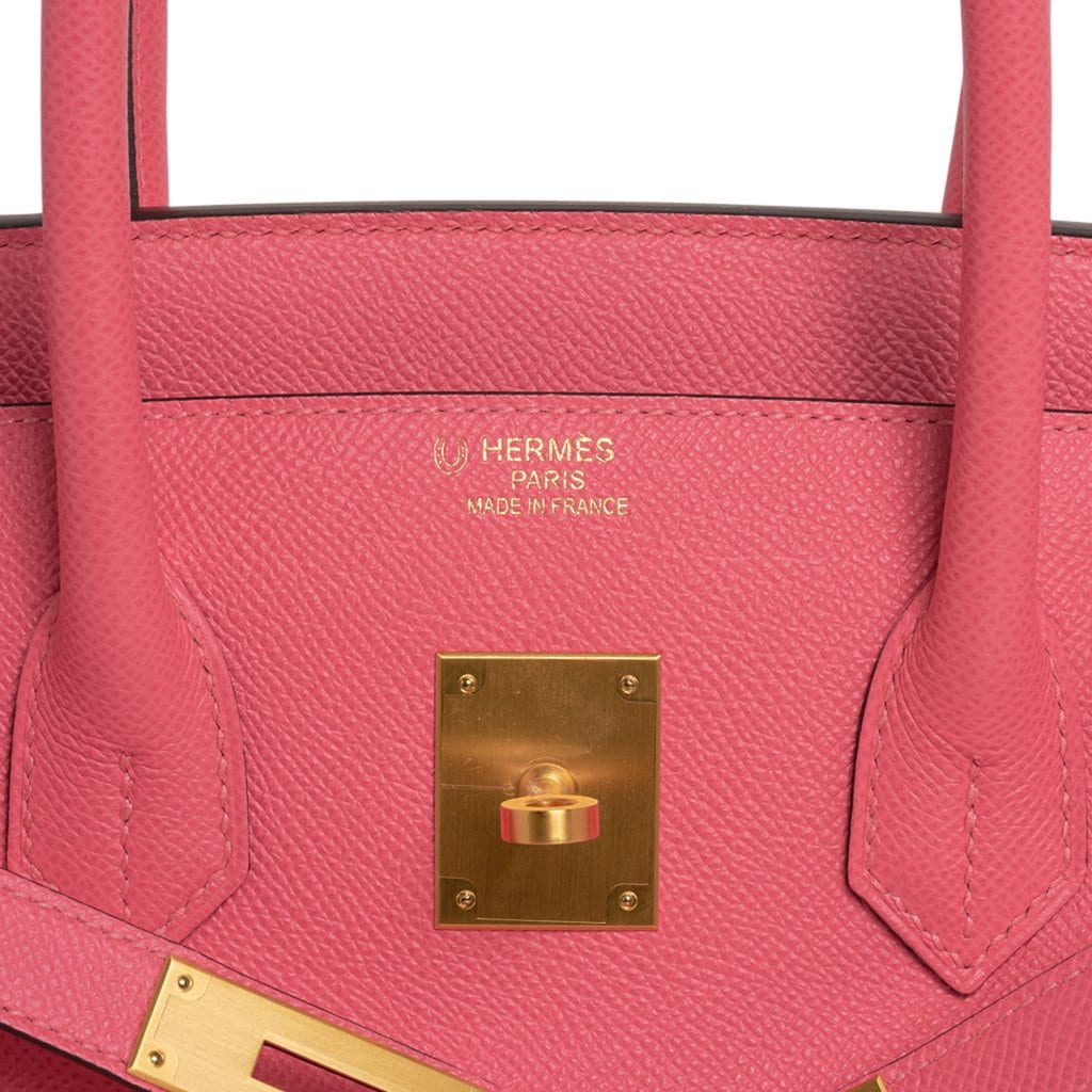 Hermes Birkin 30 Epsom Rose Azale Gold Hardware | Hermes Bags