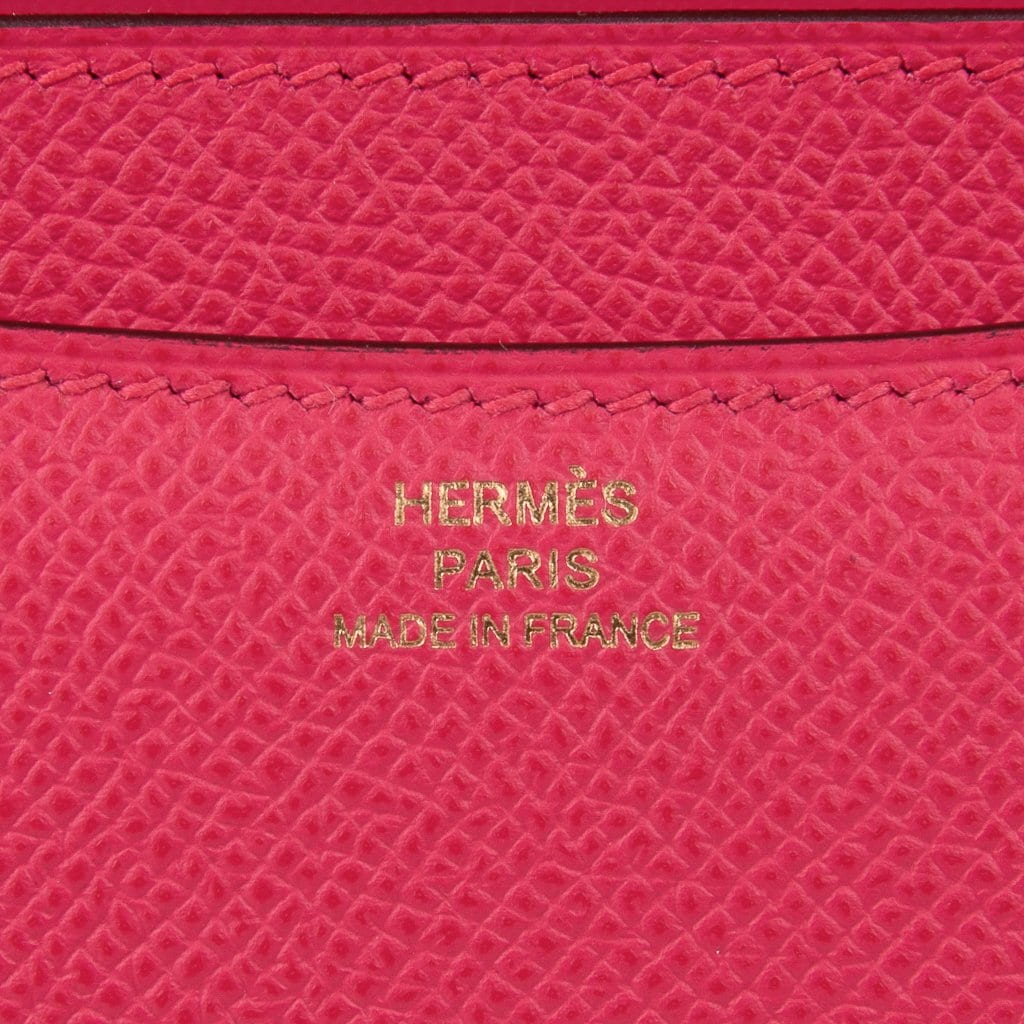 HERMES Constance 3 Mini 18 Rouge grenat shoulder bag 800000113575000