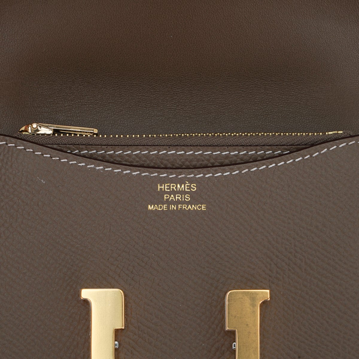 New HERMES Constance Slim Compact Beton Wallet Belt Bag – Fashion Reloved