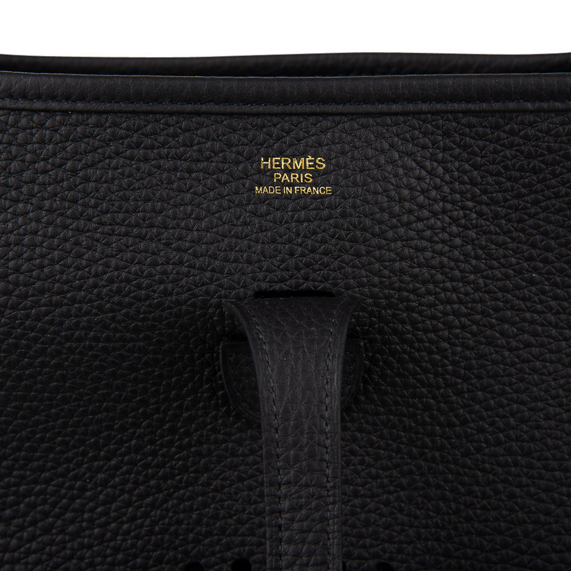 Black leather, canvas and palladium hardware, Evelyne PM 29, Hermès, 2011, Hermès Handbags & Accessories Online, Jewellery