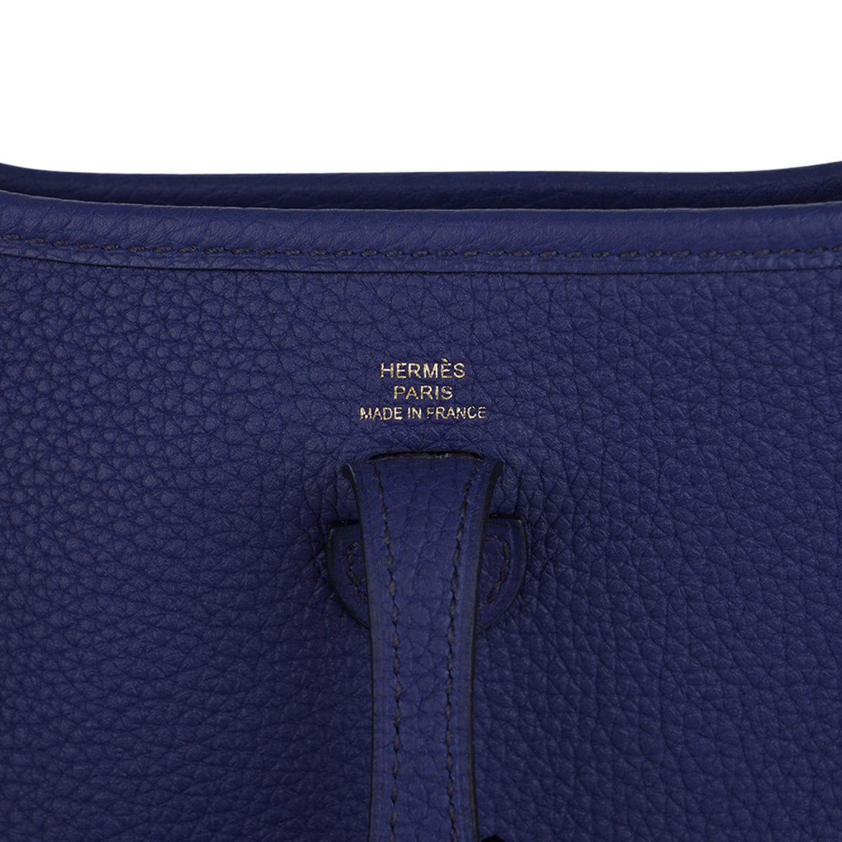 Hermes Birkin Bag 35cm Blue Sapphire Clemence Gold Hardware