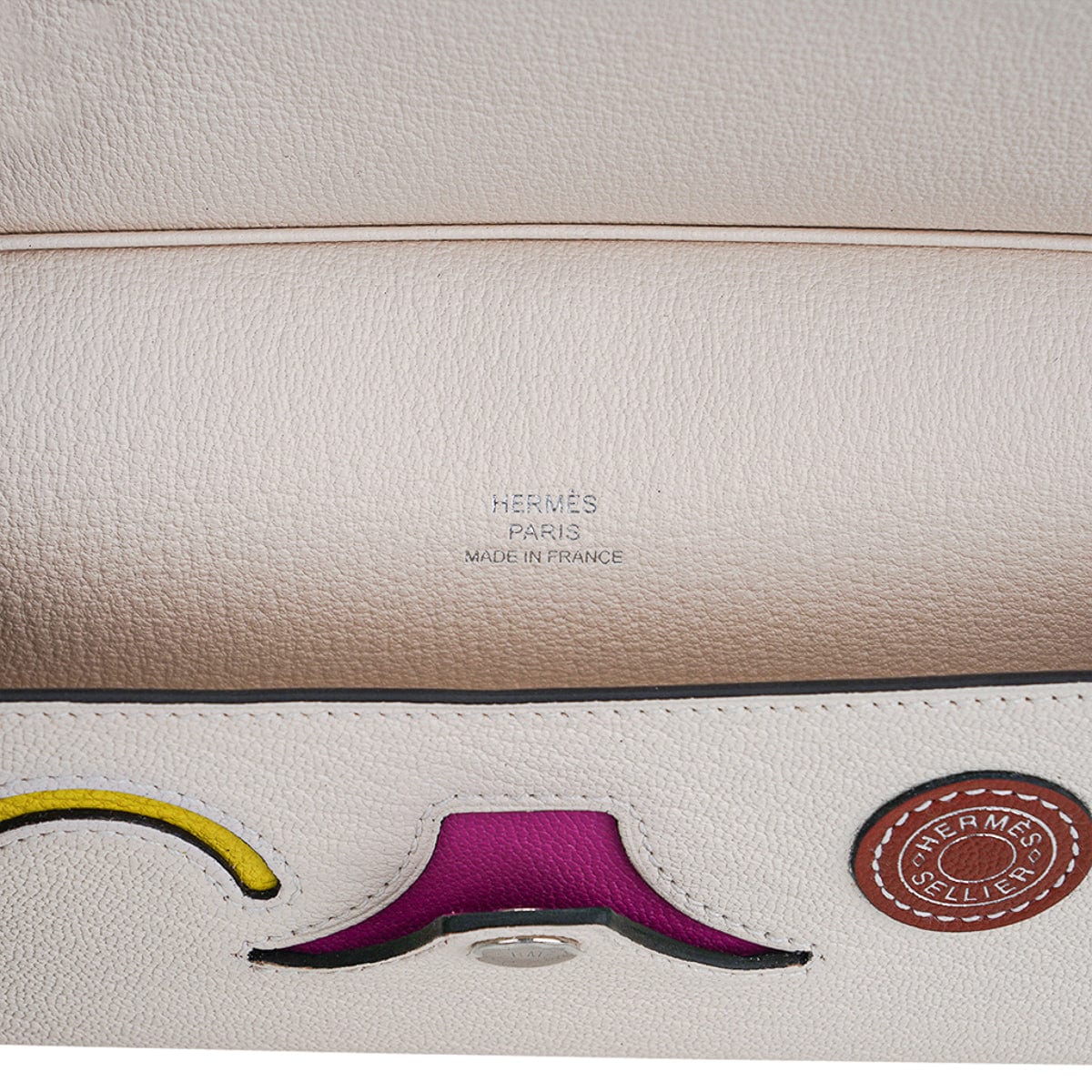 Hermes In The Loop Wink Glasses Case Nata / Magnolia / Citron / Cuivre –  Mightychic