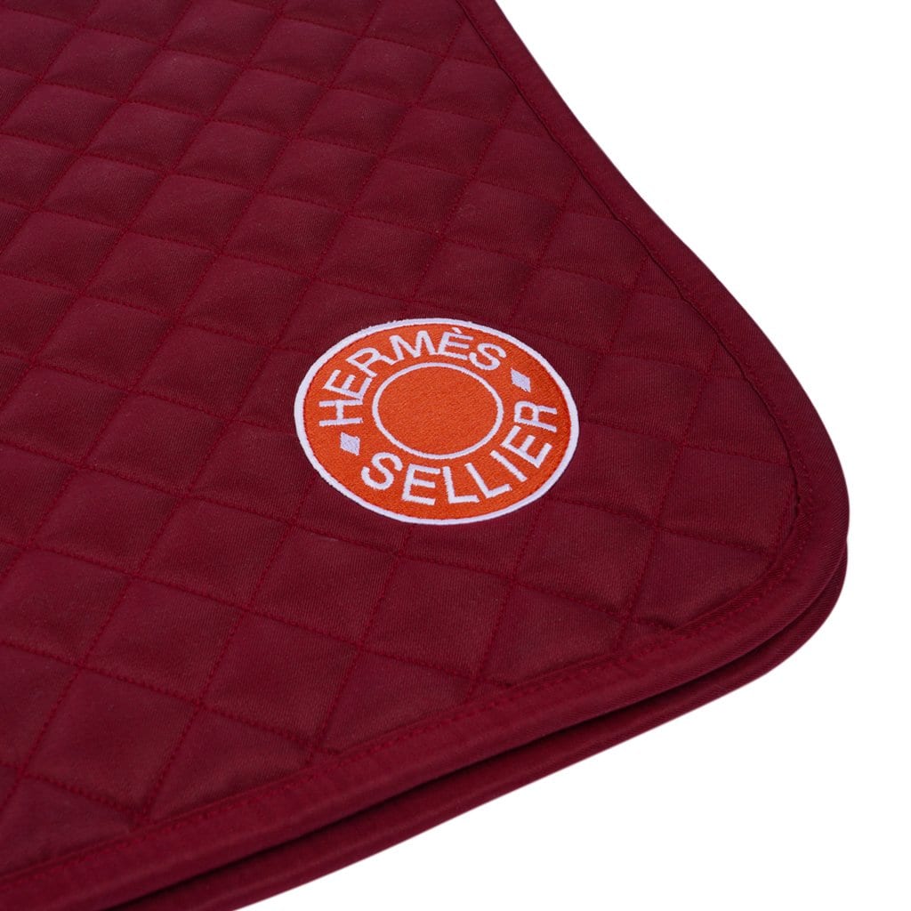 Hermes Jump General Purpose Saddle Pad Rouge H New – Mightychic