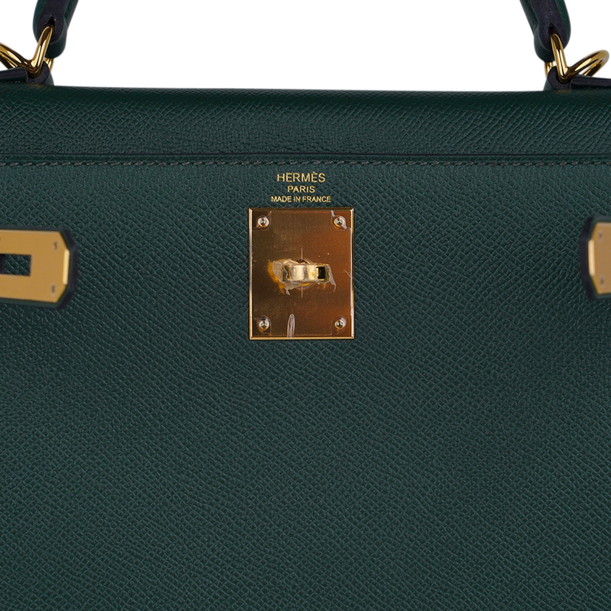 Hermès Kelly 28 Sellier Vert Bosphore Epsom with Gold Hardware - Bags -  Kabinet Privé