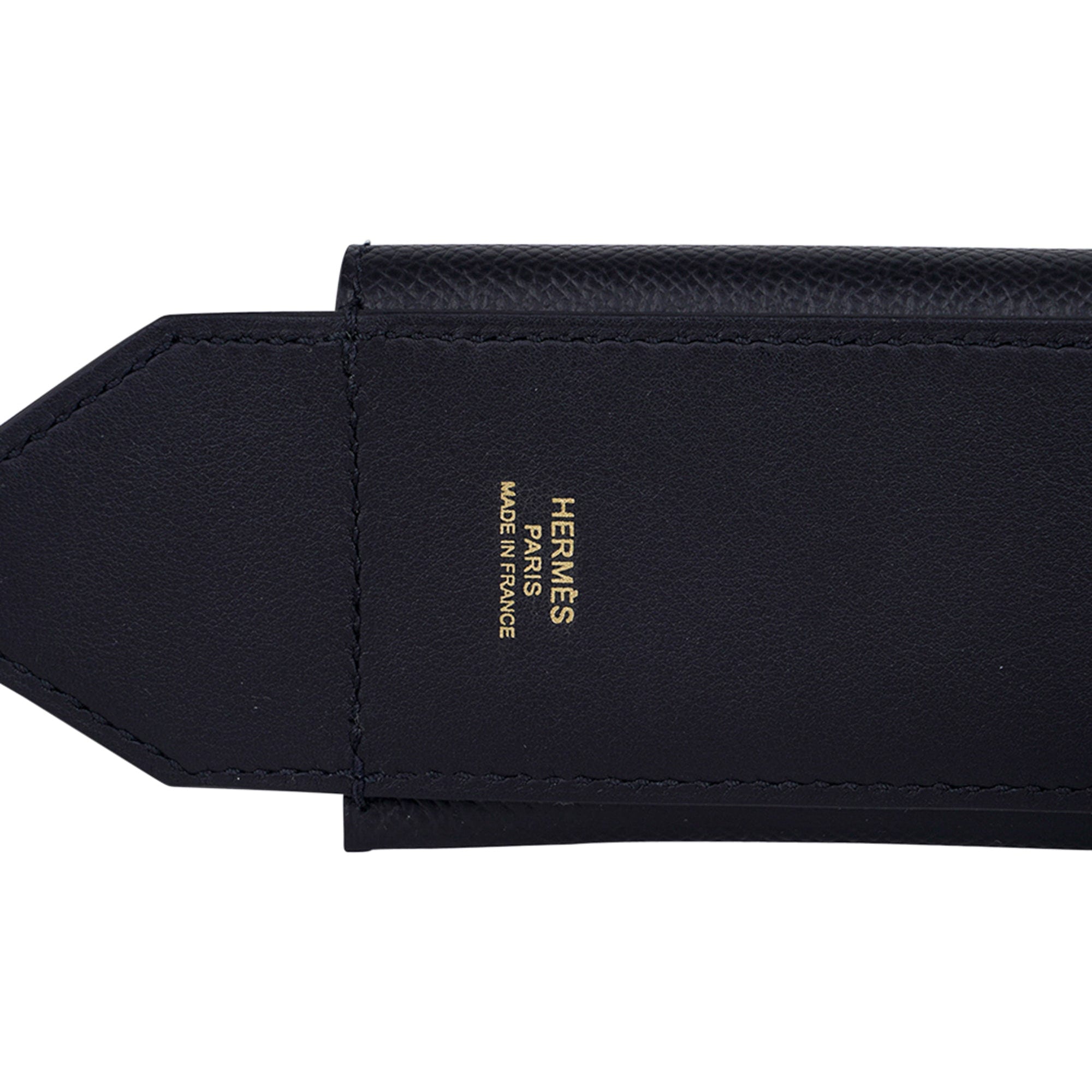 Hermes Bag Strap Kelly Pocket Gold Palladium Hardware 85 cm – Mightychic