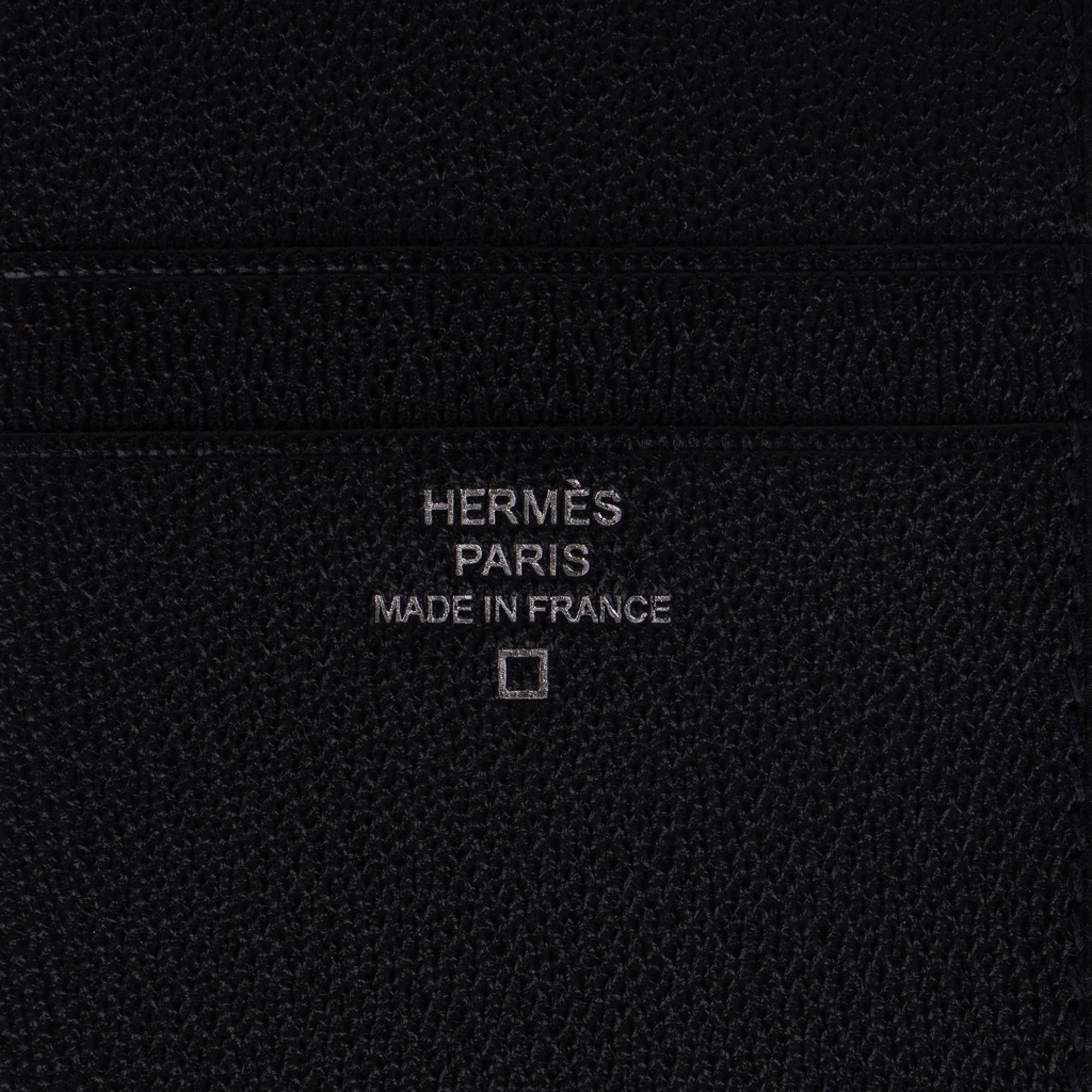 Hermes MC2 Euclide Card Case Black Matte Alligator New w/ Box at