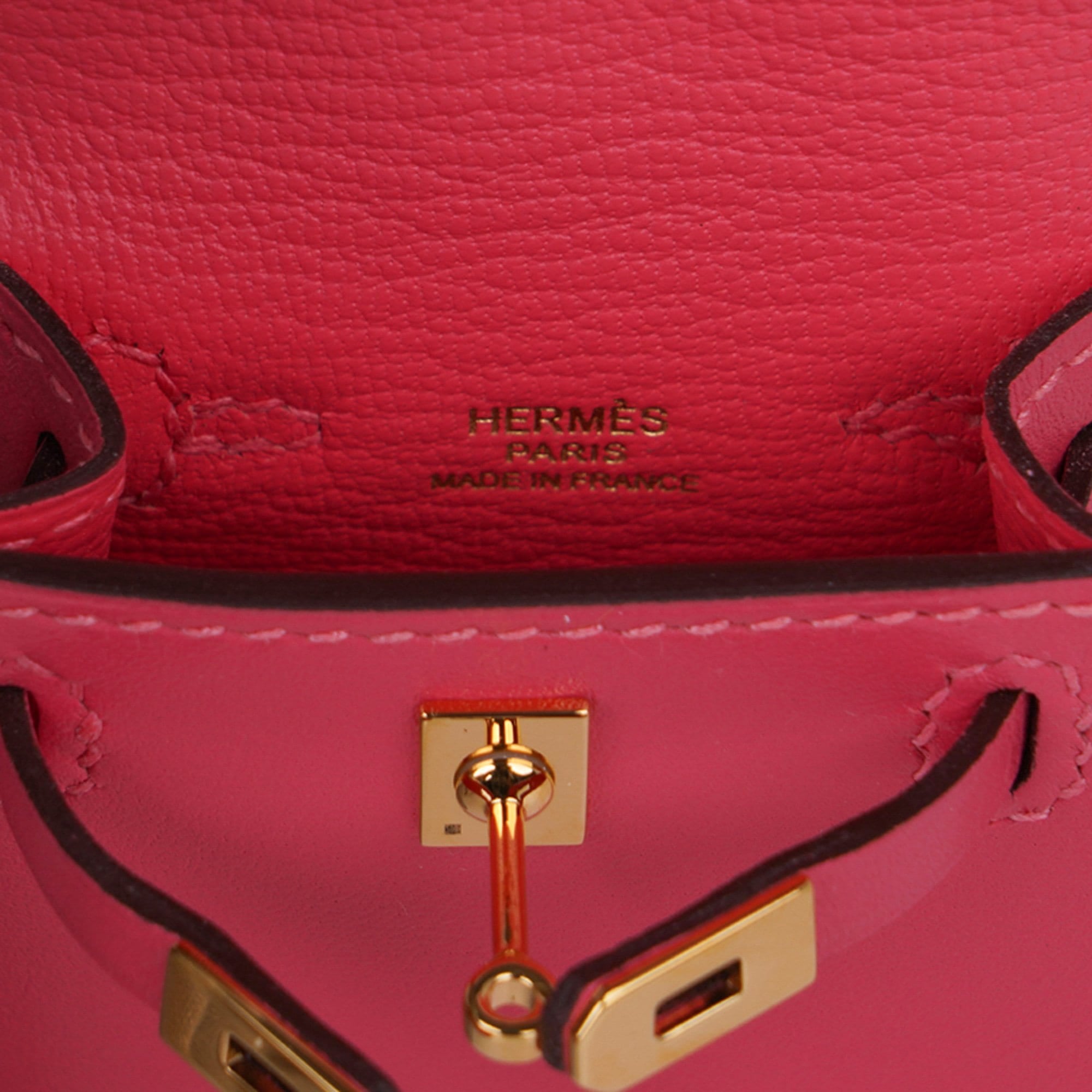 New]Hermes Kelly Twilly Bag Charm Fauve Palladium Tadelakt Leather