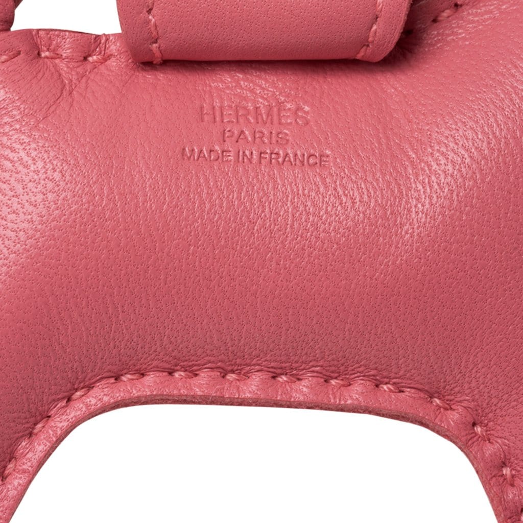 Hermes Rodeo PM Bag Charm Rose Azalee Pink