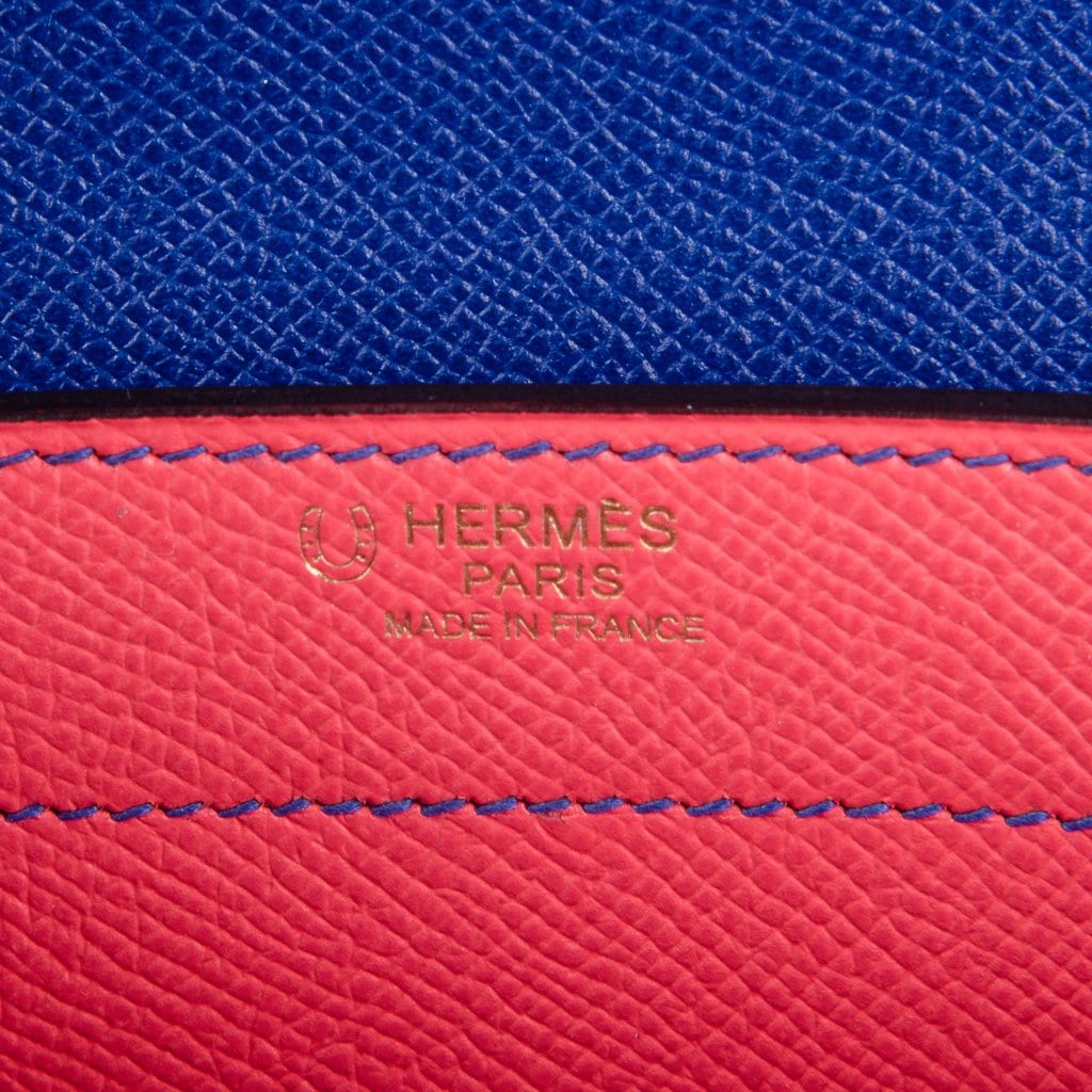 Hermes Limited Edition Special Order HSS Sac A Depeches 27 Bag Blue Nu –  Mightychic