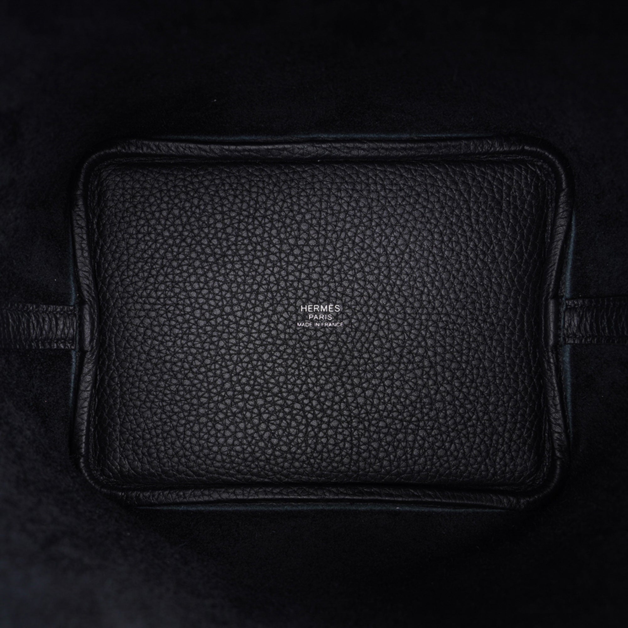Hermes Picotin Lock Monochrome bag PM So-black Black Clemence leather Black  hardware
