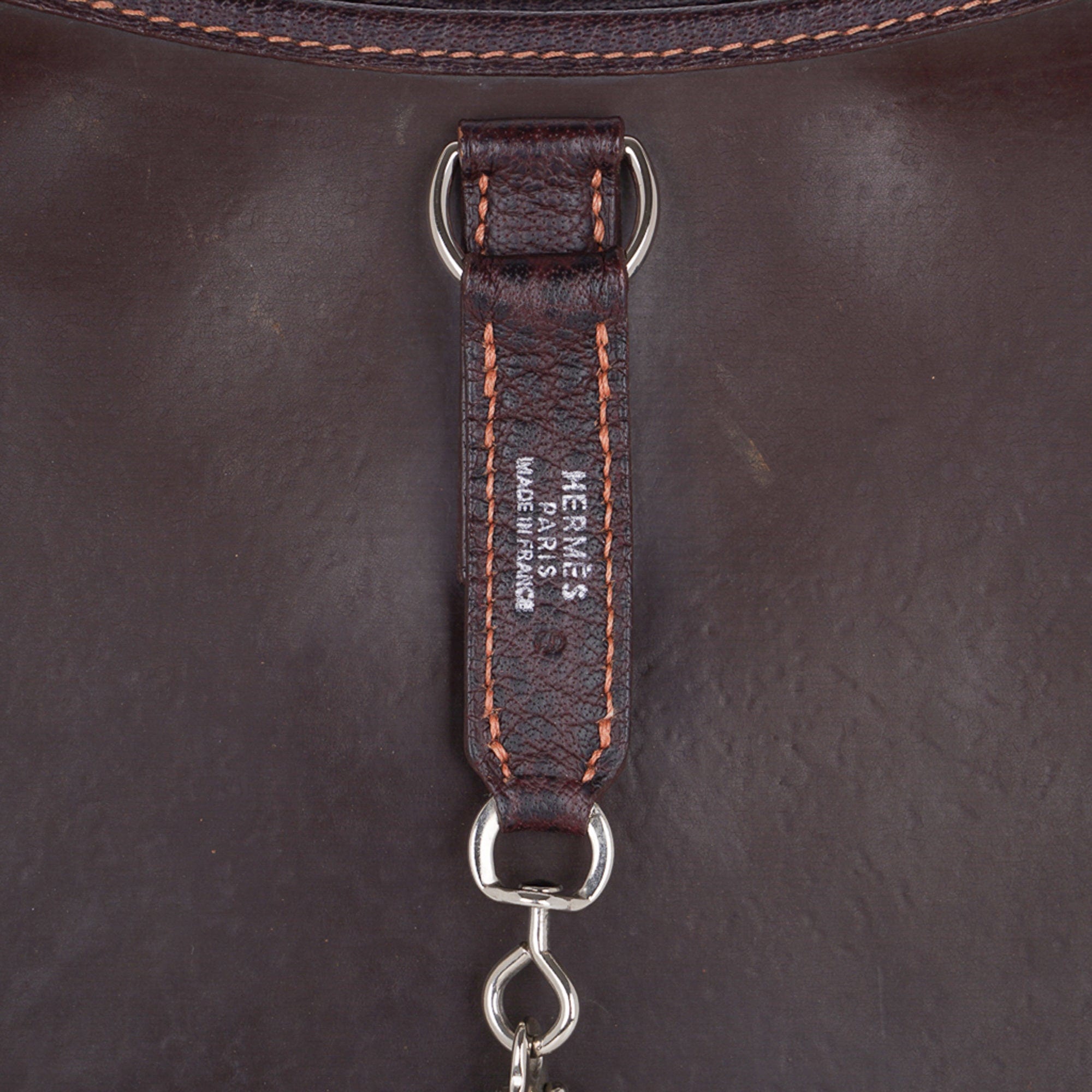 Hermes Trim Vintage Bag 35 Amazonia Leather Trim Very Rare