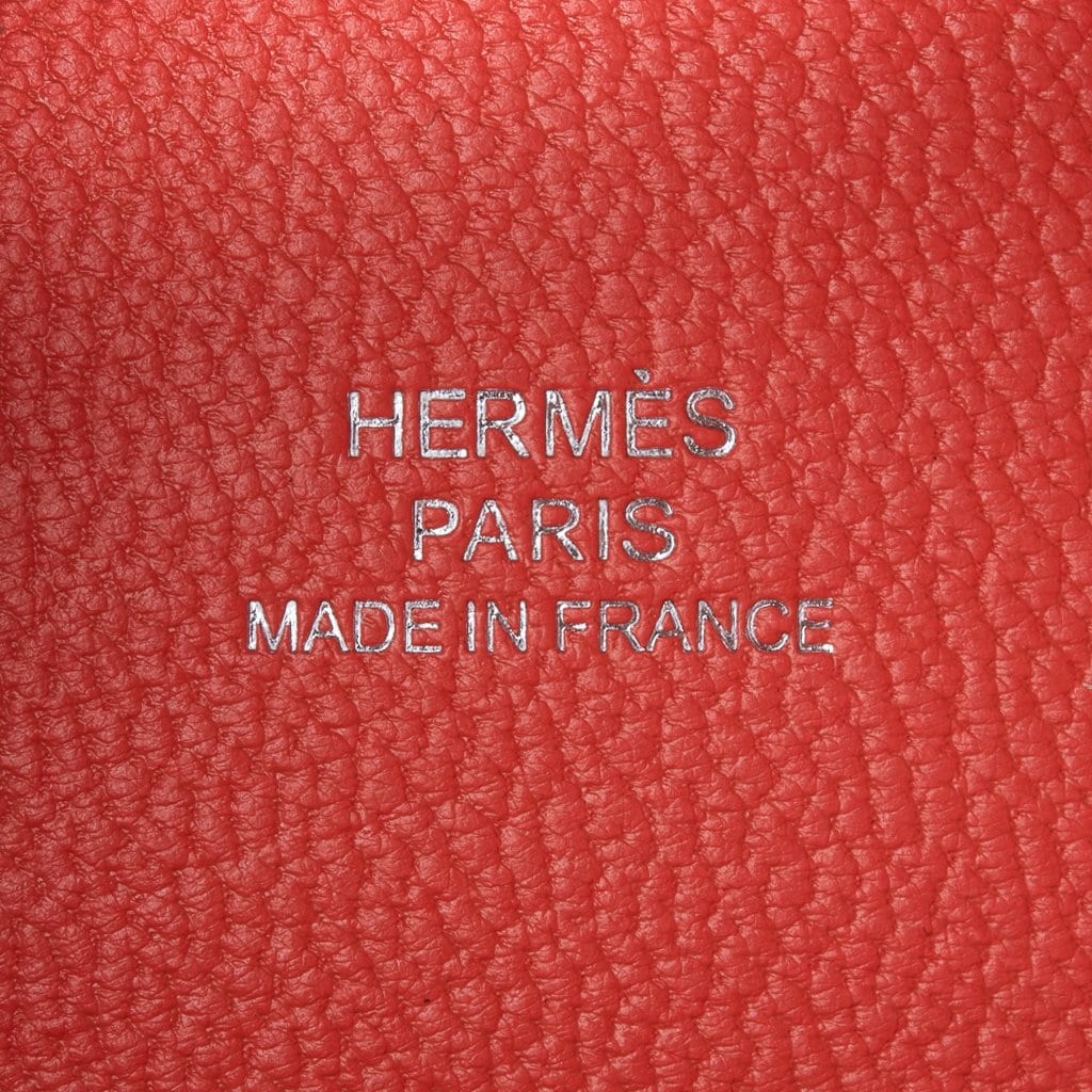 Hermes Light Green Van Quatre Coin Leather Wallet