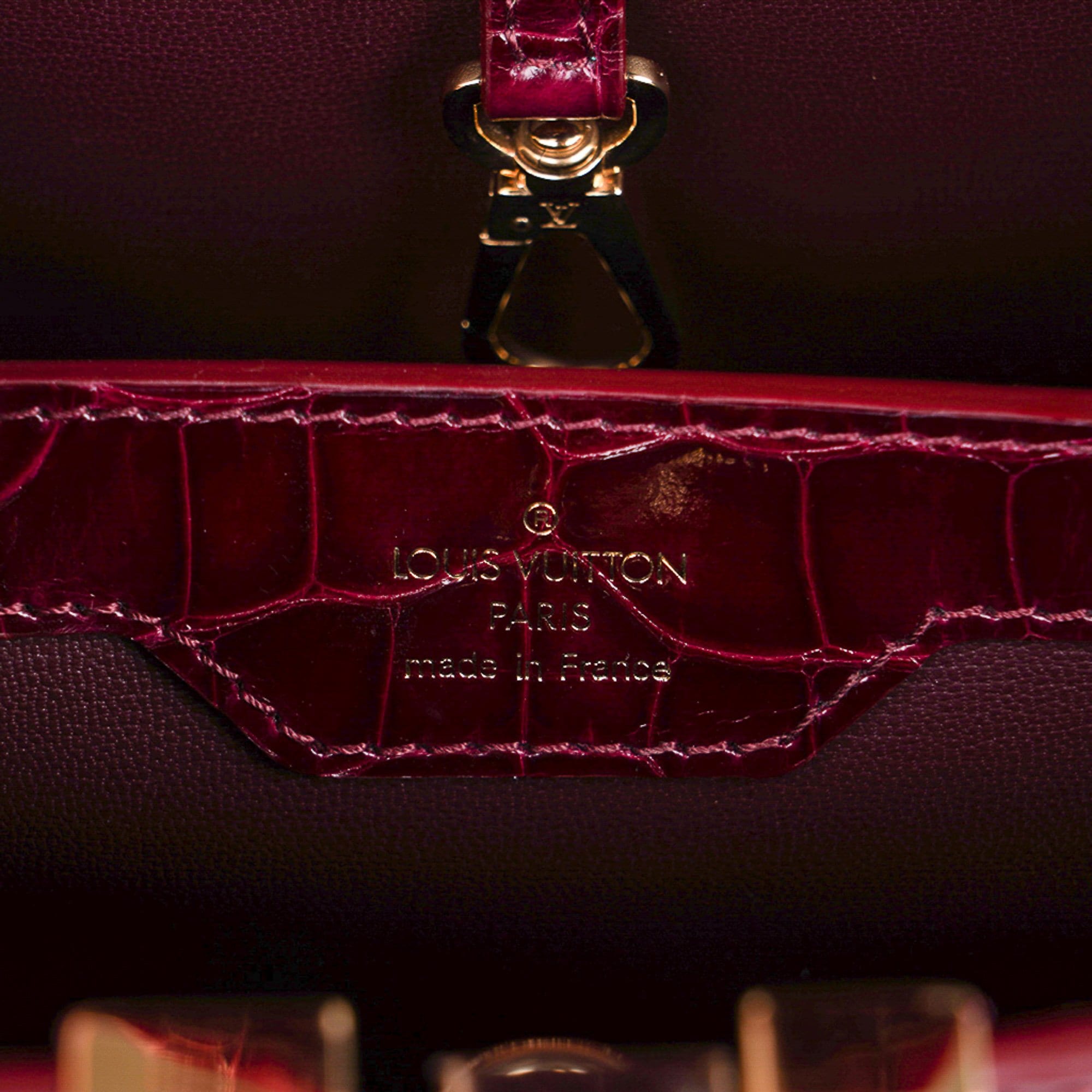 Louis Vuitton Crocodile Capucines Wallet - Pink Wallets