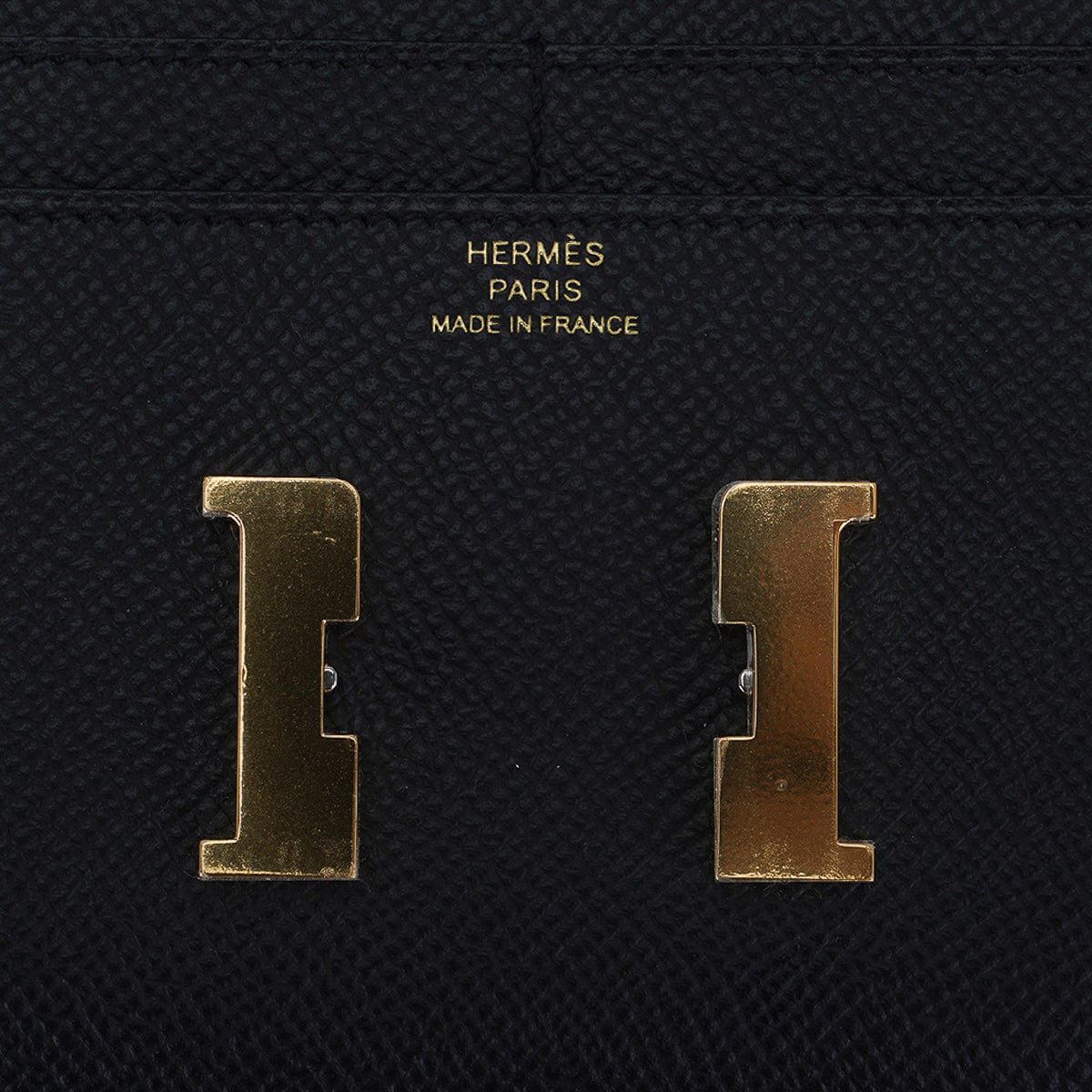 Hermès Hermes Red Epsom Constance Compact Wallet Golden Leather Metal  Pony-style calfskin ref.509560 - Joli Closet