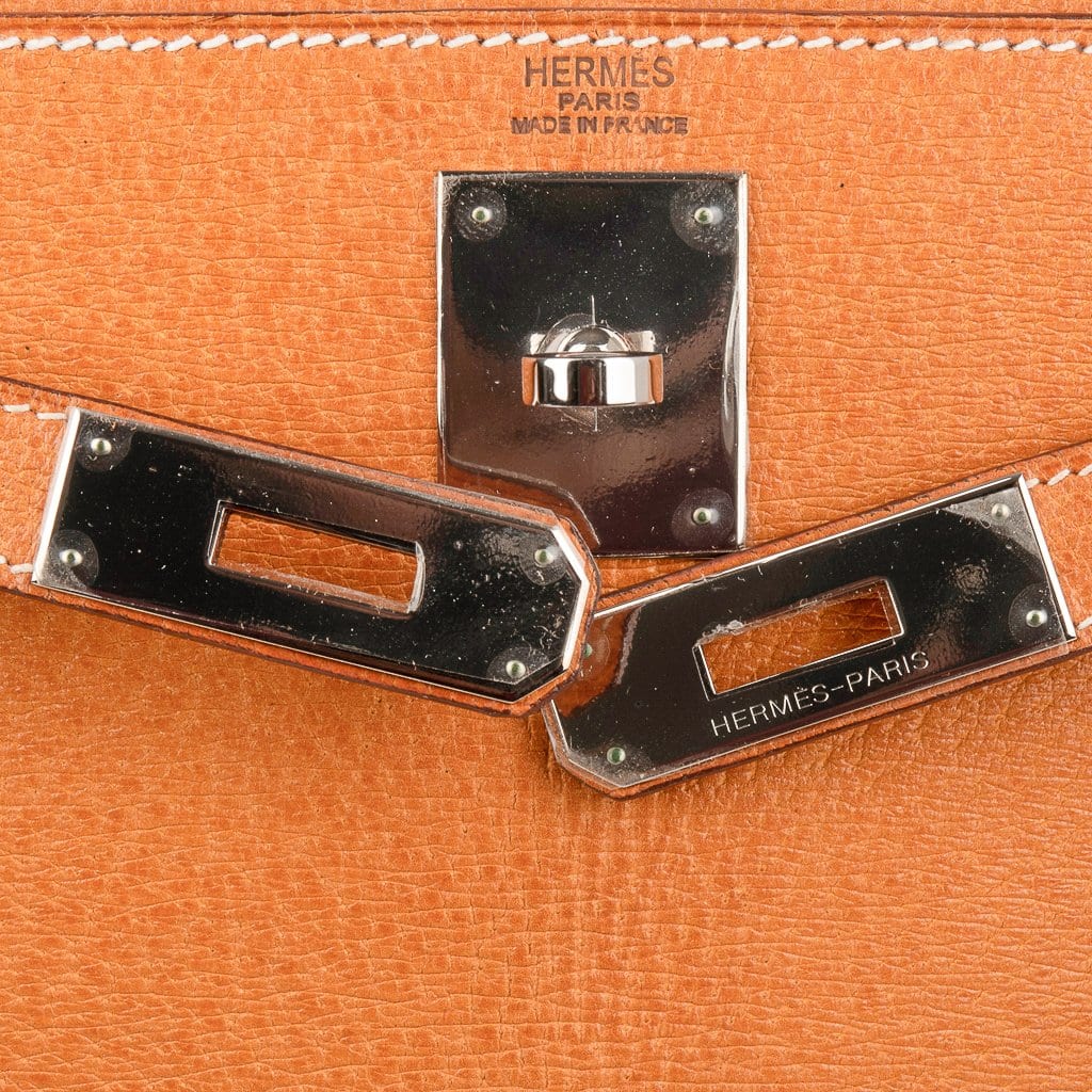 Hermès Neutrals Peau Porc Leather Kelly Sellier 28 | 28cm