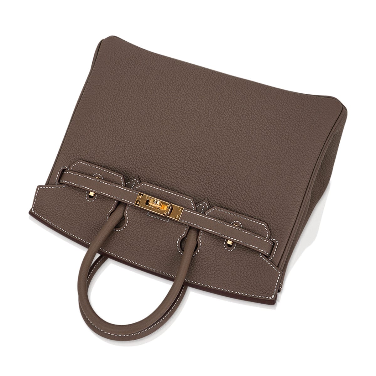 Hermes Birkin 25 Bag Etoupe Togo Leather with Gold Hardware
