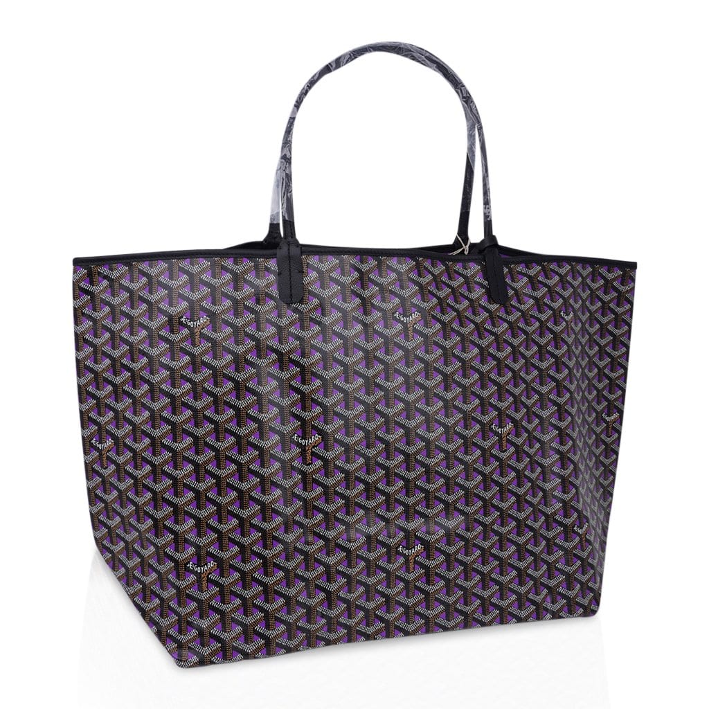 NWT Limited Edition Goyard Saint Louis Claire Voie GM in Purple at 1stDibs