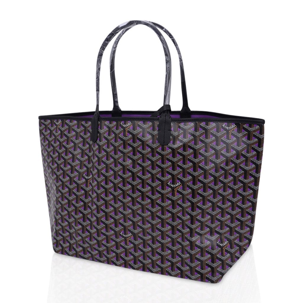 Goyard Jouvence Toiletry Bag MM Purple in Canvas/Calfskin with  Palladium-tone - US
