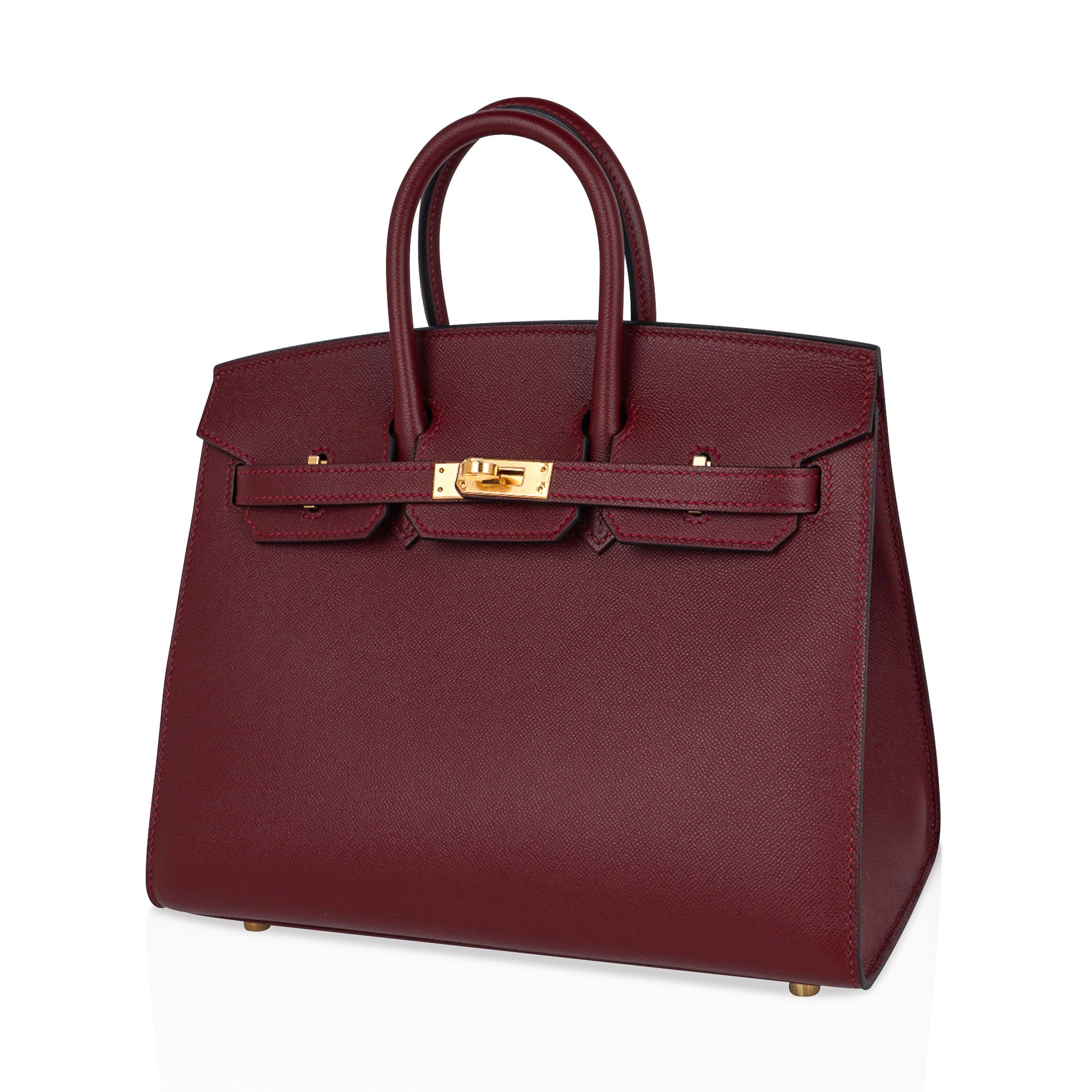 Hermes Evelyne III PM Crossbody Bag Rouge Sellier Leather