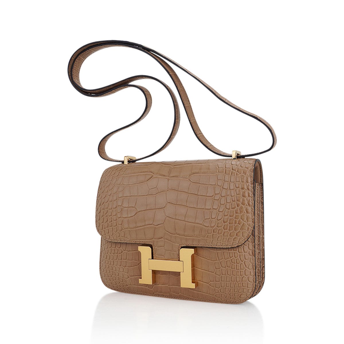 Hermes Constance Bag 18 Chai Matte Alligator Gold Hardware - The Luxury  Flavor