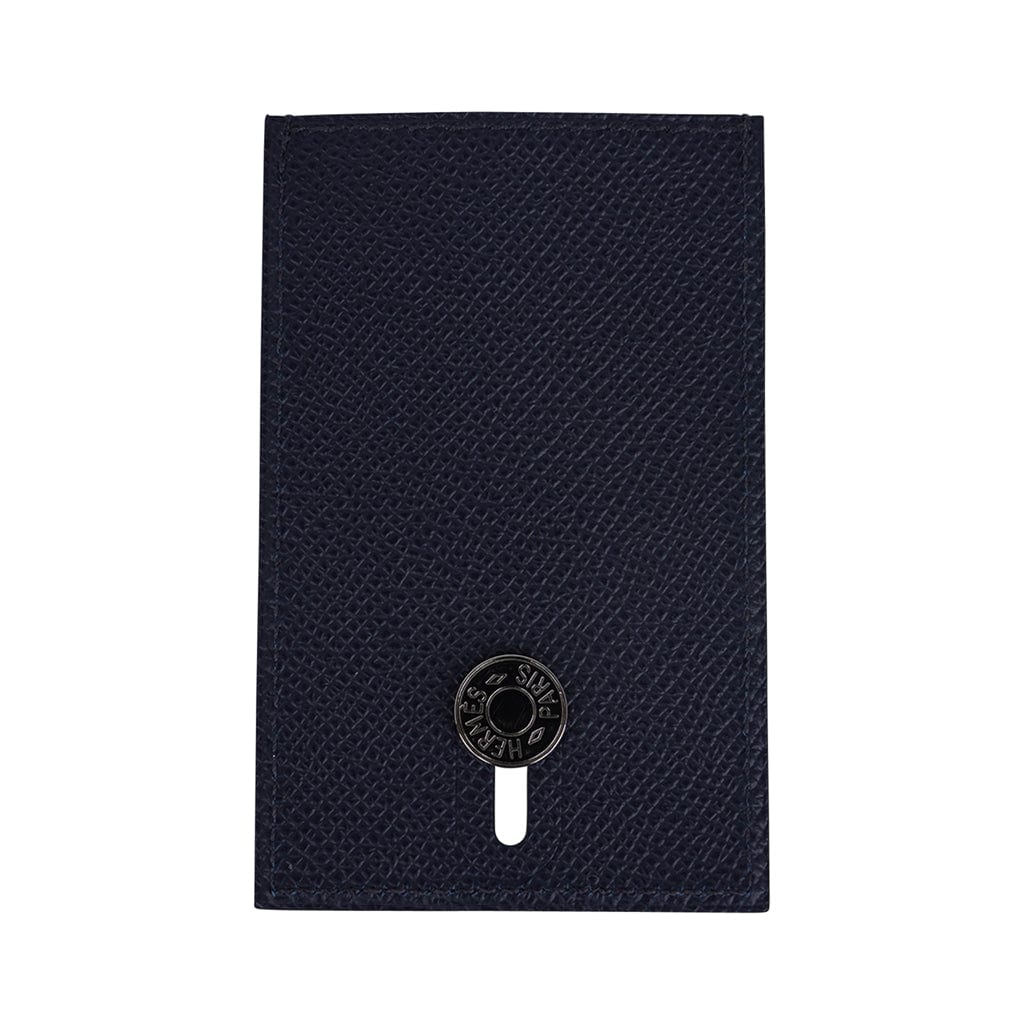 NEW! HERMES Calvi Duo card holder In ETOUPE EPSOM Accessories