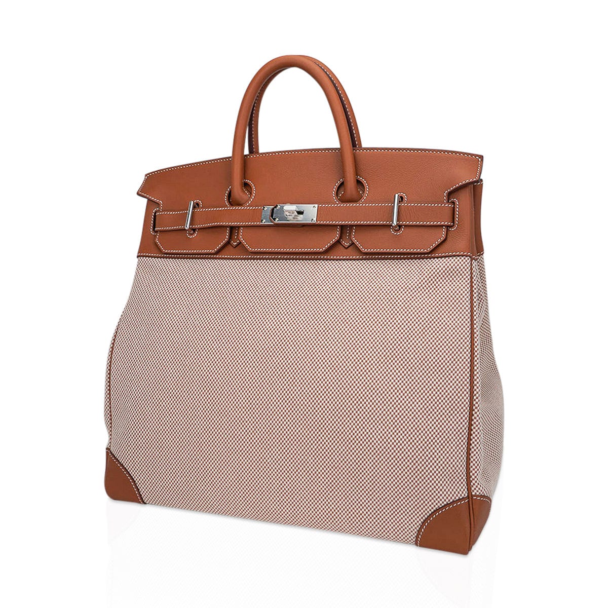 Hermes Birkin 40 Bag HAC Cuivre Taurillon Saddle Leather Brushed Palla –  Mightychic