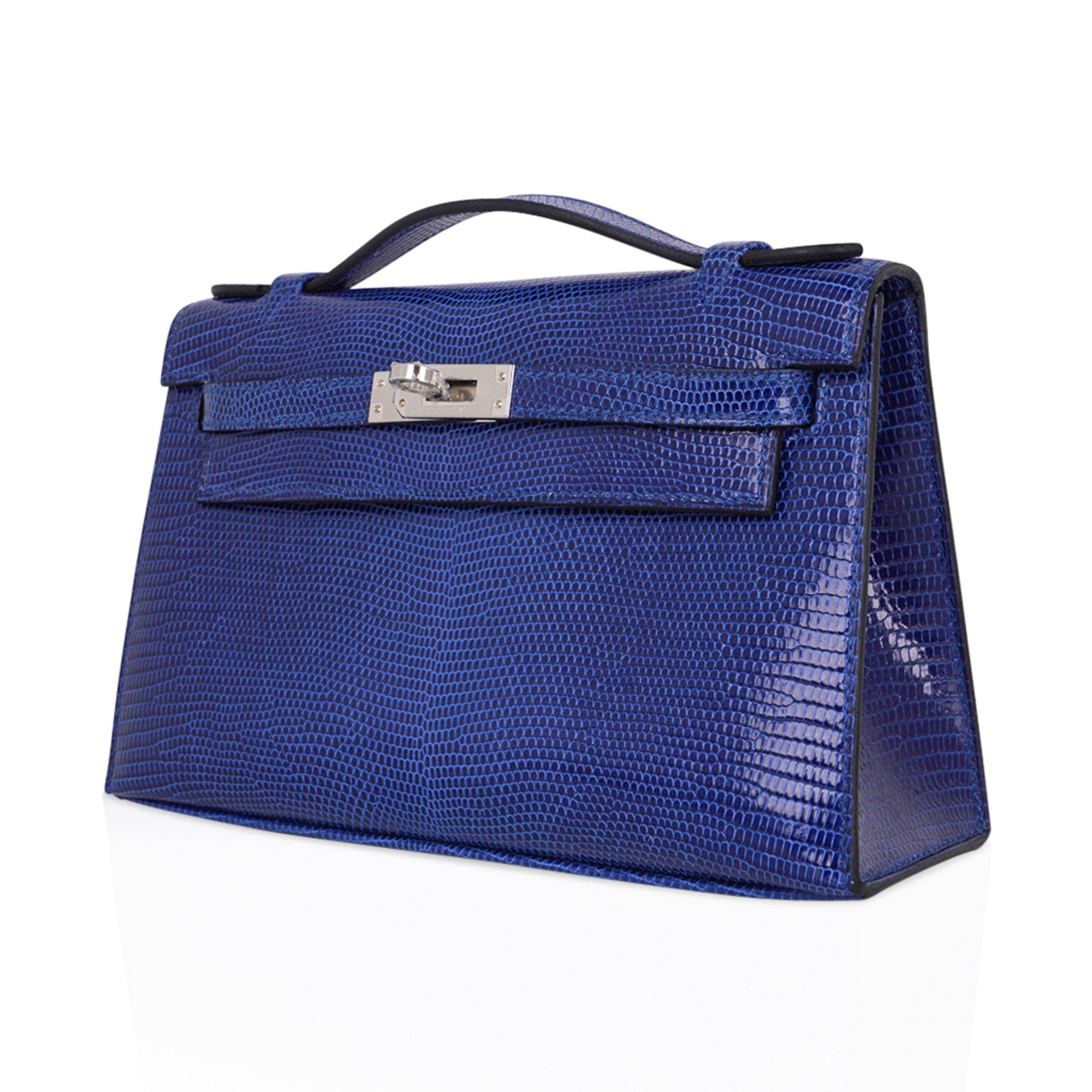 Kelly Pochette Bleu Izmir Crocodile - Buy & Consign Authentic Pre-Owned  Luxury Goods