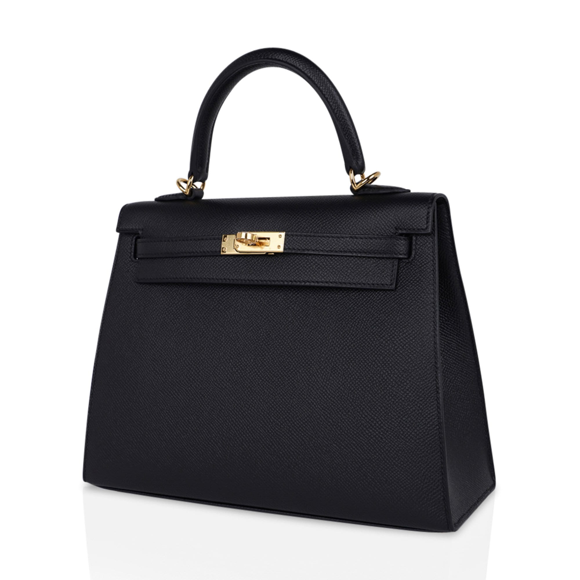 Hermes Kelly 25 Sellier in Black, Women's Fashion, Bags & Wallets