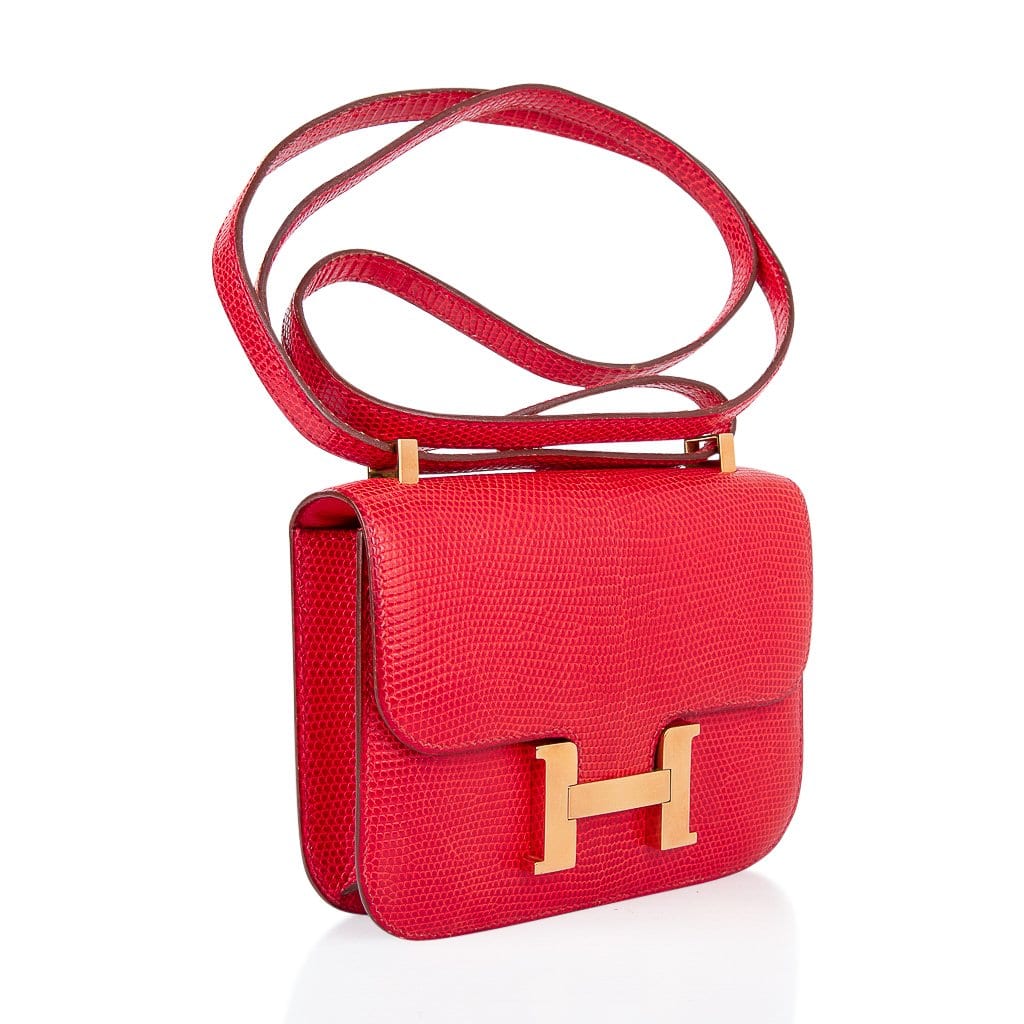 Hermes Micro Constance Bag Ciel Matte Alligator Hardware Limited Edition •  MIGHTYCHIC • 