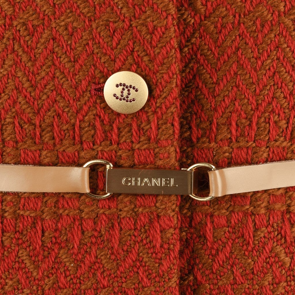 Chanel 00A Jacket Brick Camel 42 / 8