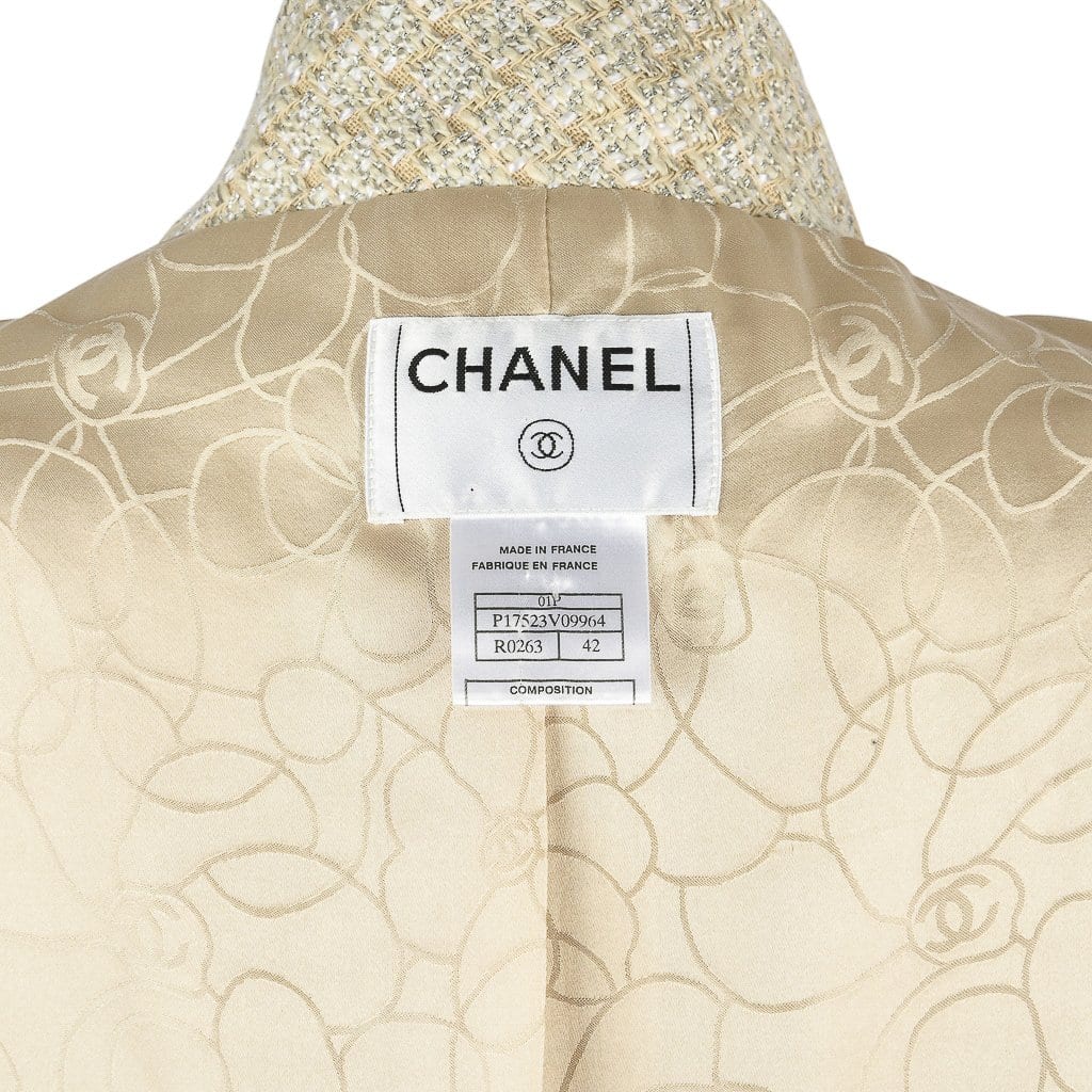 Chanel 01P Fantasy Tweed Vest / Top Zip Front High Neck 42 fits 6 to 8 –  Mightychic