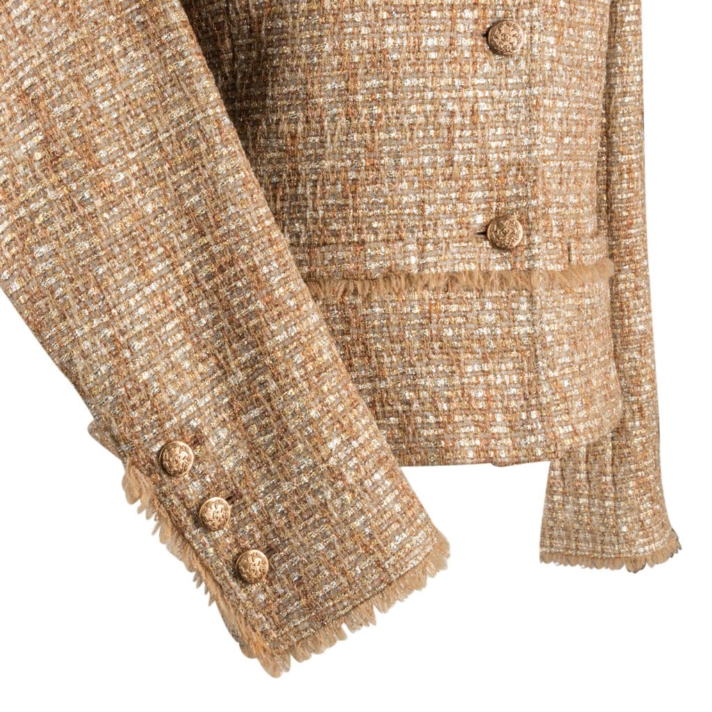 Chanel Tweed Boucle Zipper Jacket ○ Labellov ○ Buy and Sell