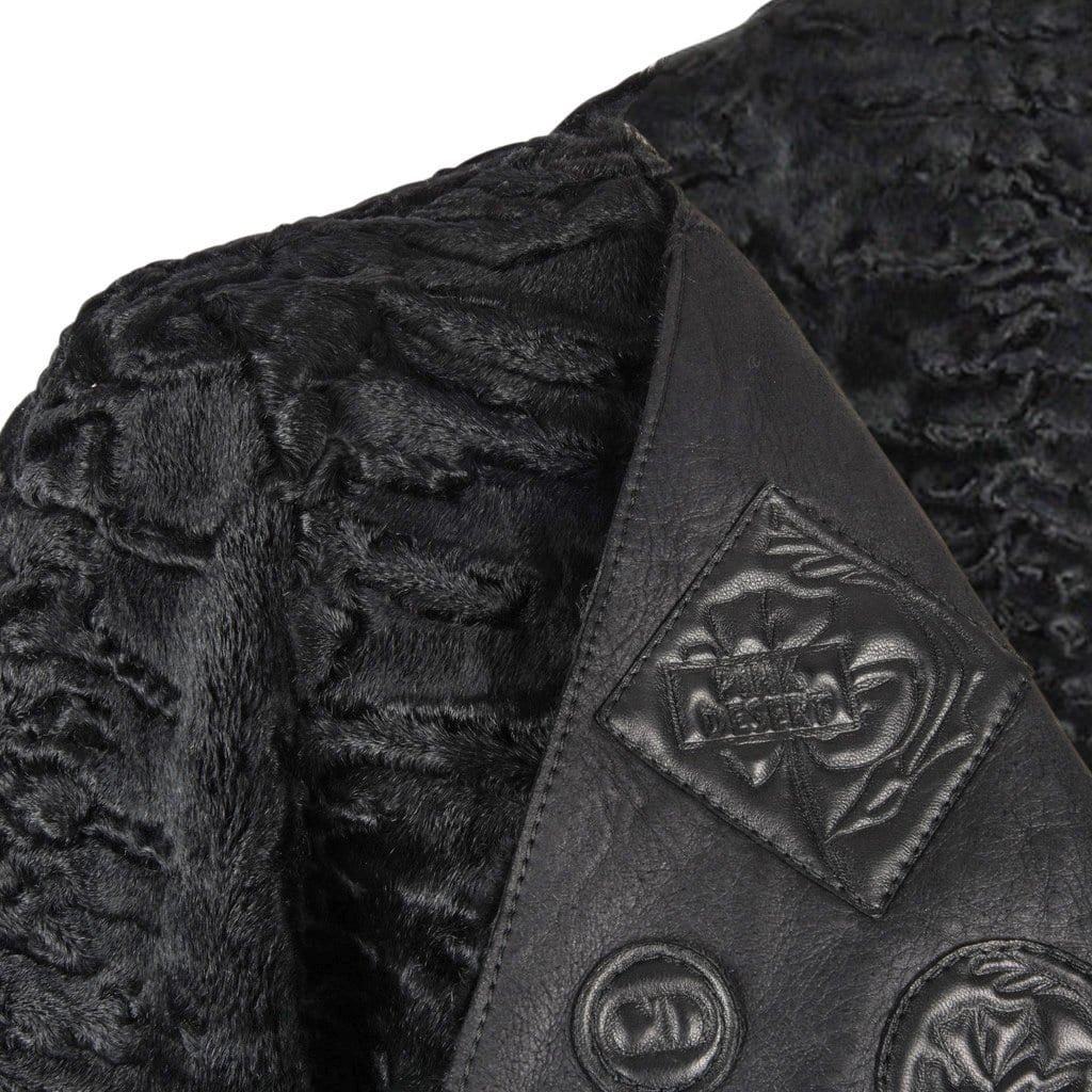 Christian Dior Coat Black Persian Lamb Shearling Reversible 6