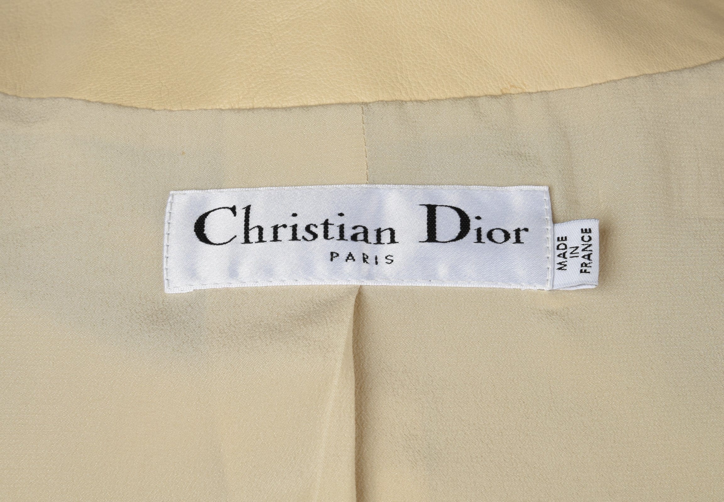 Christian Dior Jacket Butter Lambskin Leather fits 6 - mightychic