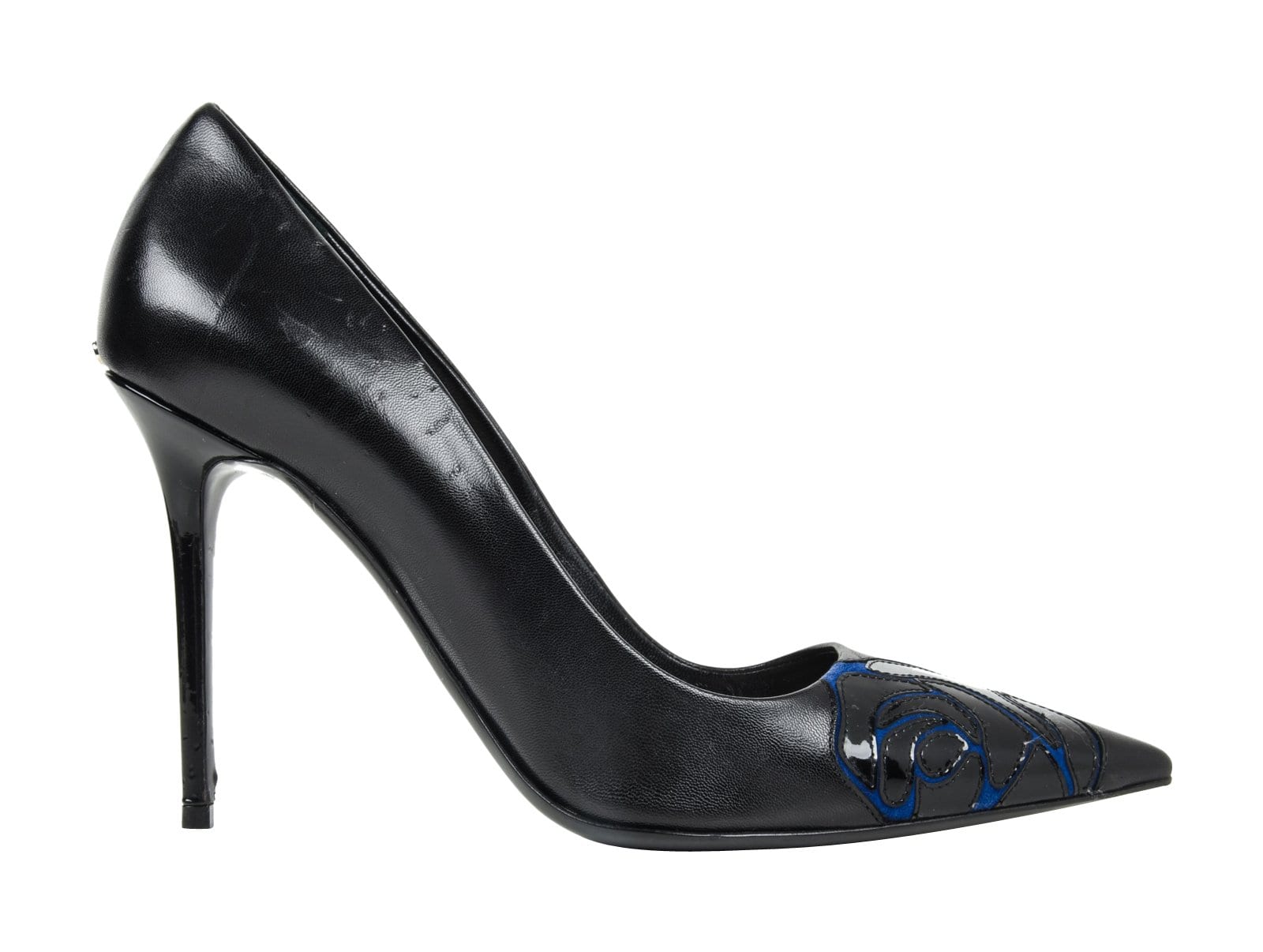 Christian Dior Shoe Black Pump Rose Applique Detail 39.5 / 9.5 – Mightychic