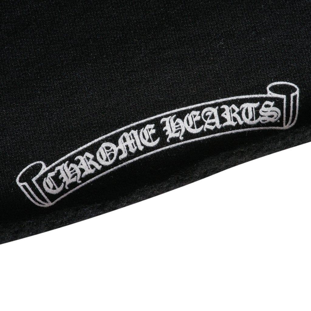 Chrome Hearts Hoodie Cropped Sweatshirt Black w/ White M – Mightychic