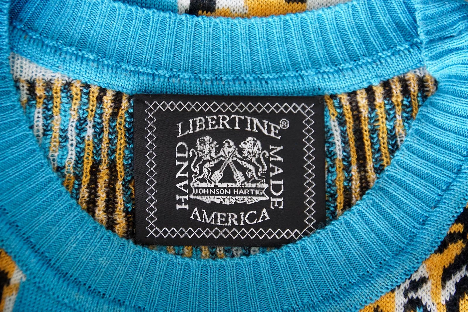 Libertine Sweater Baby Tiger Faces Print Crewneck M So Charming - mightychic