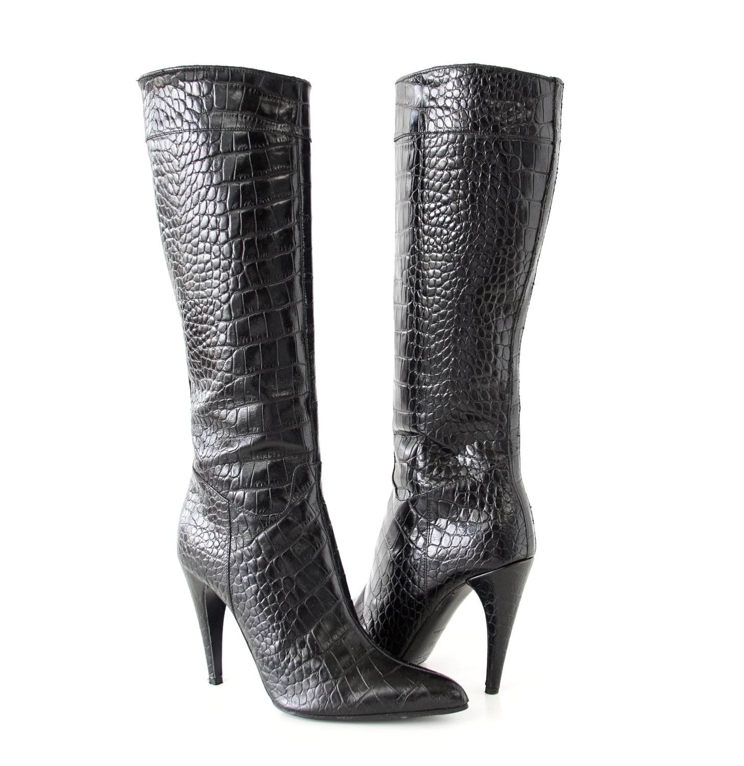 Exotic Allure: Prada Crocodile Boots